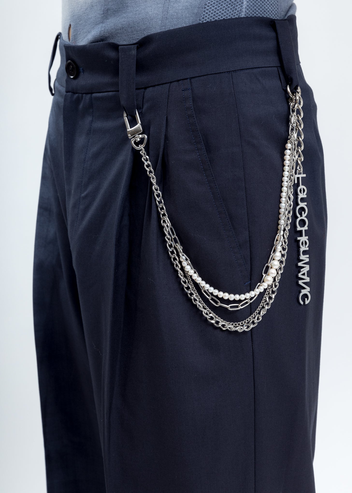 Silver FCW Logo Steel Waist Chain - Image 2