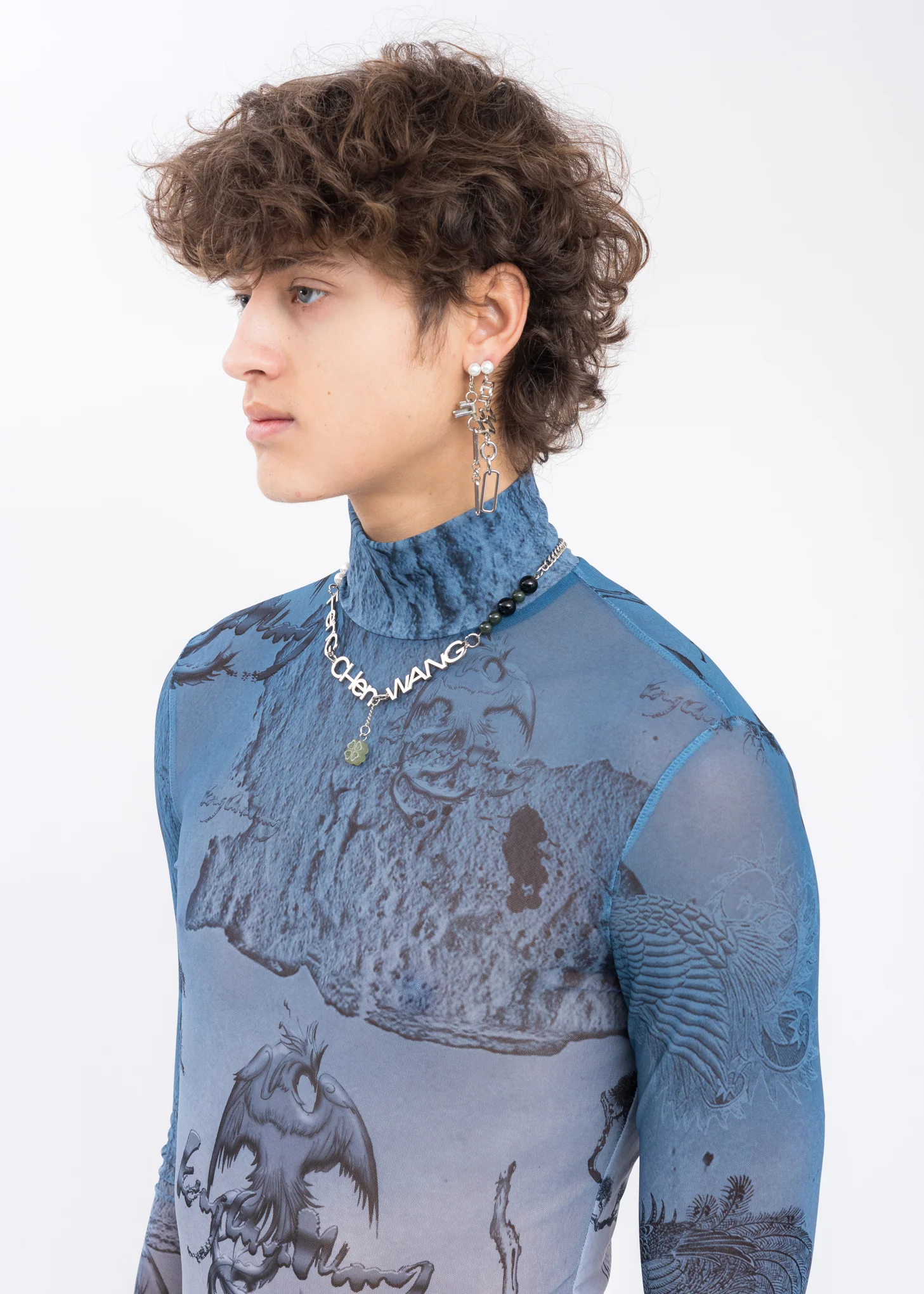 Silver "FCW" Necklace - Image 5