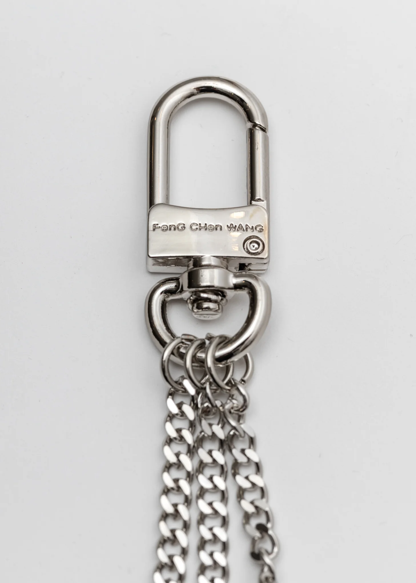 Silver FCW Steel Keyring Chain - Image 3