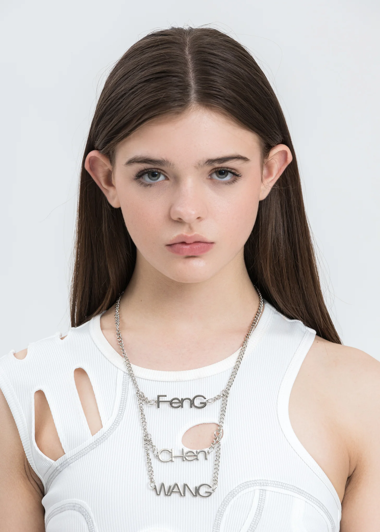 Silver Triple Stack FCW Steel Necklace - Image 2
