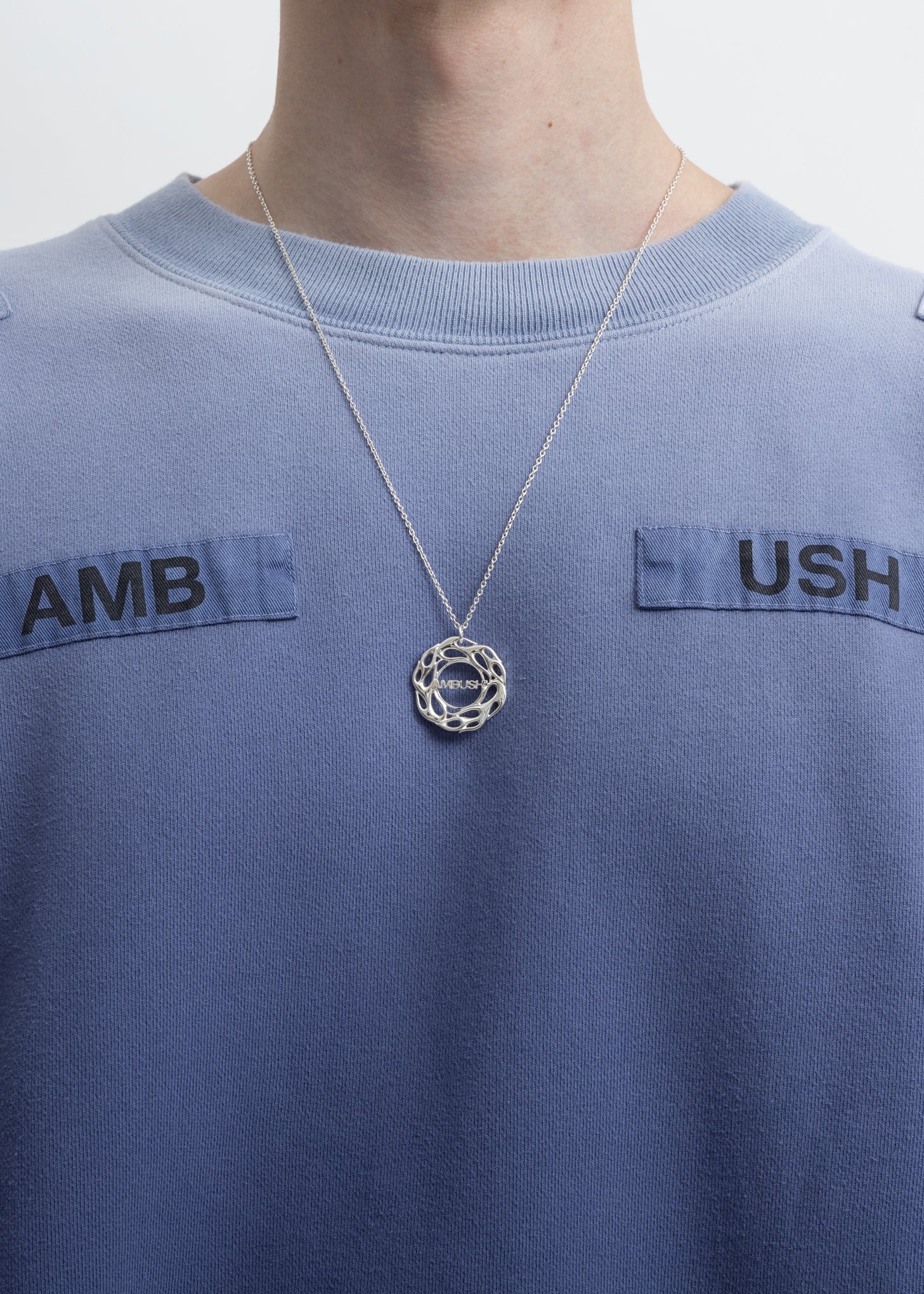 Silver Flame Necklace 1 - Image 2