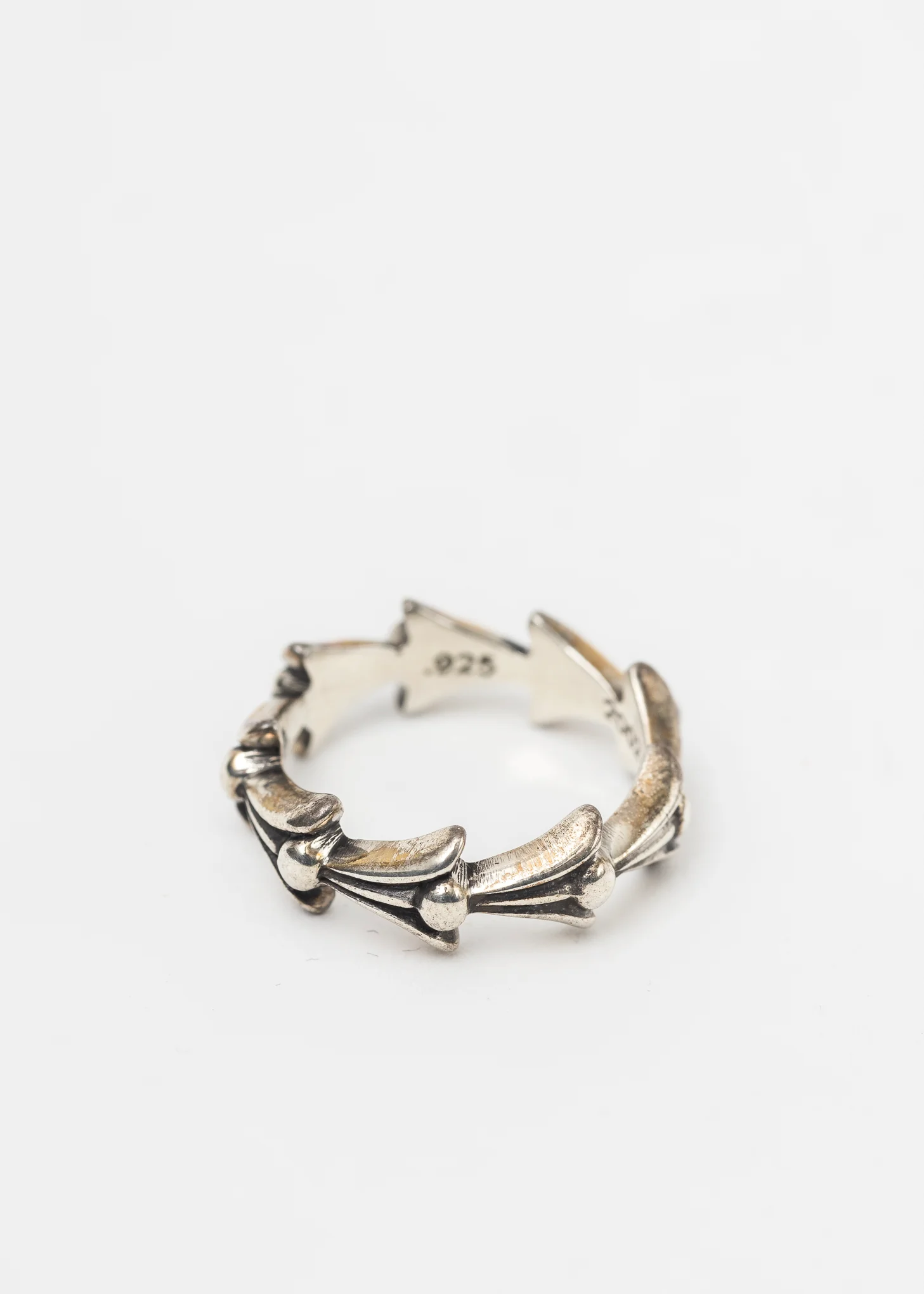 Silver Cross Tall Ring - Image 2