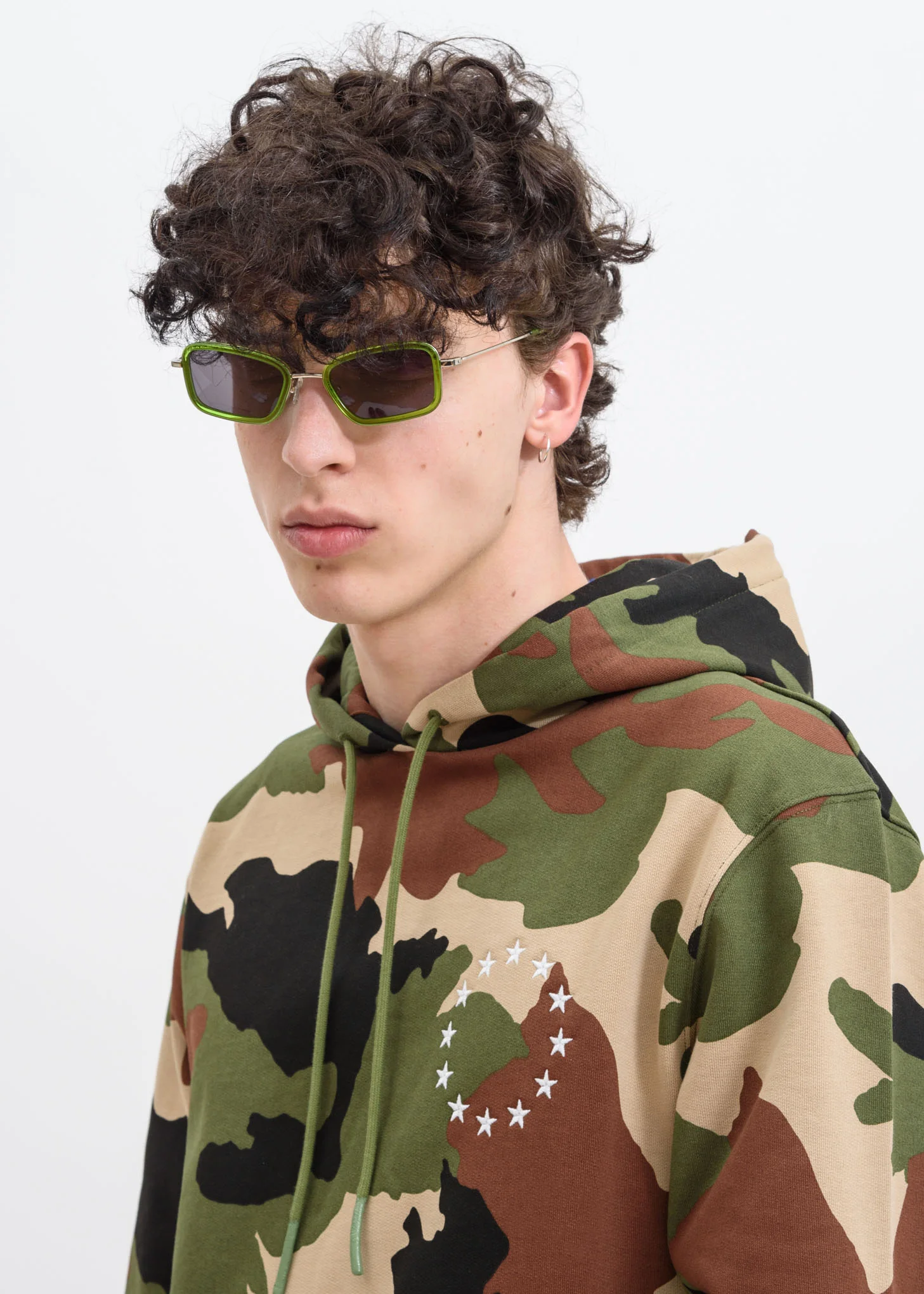 Silver & Gremlin Green River Sunglasses - Image 2