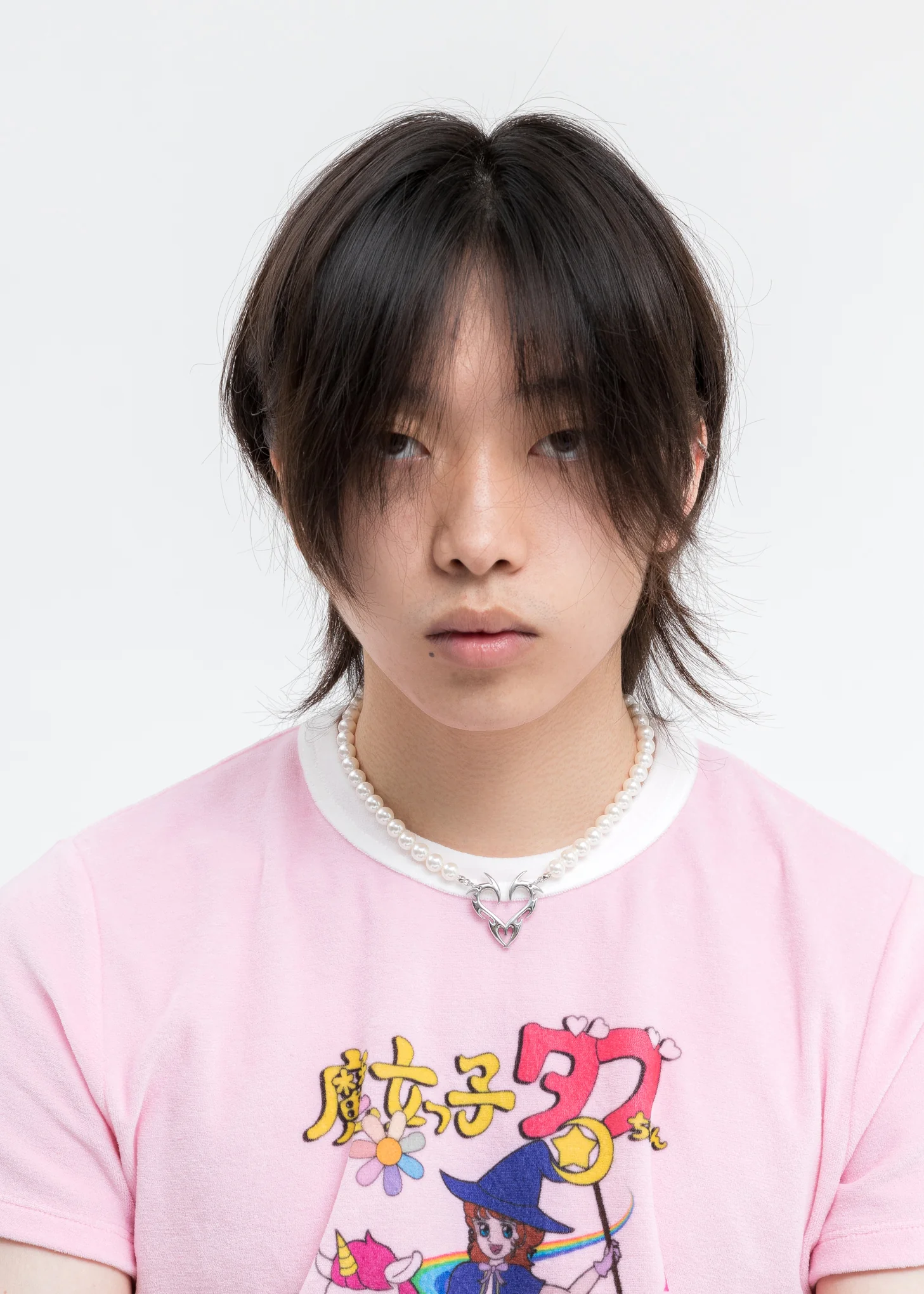 Silver Heart And Pearl Necklace - Image 4