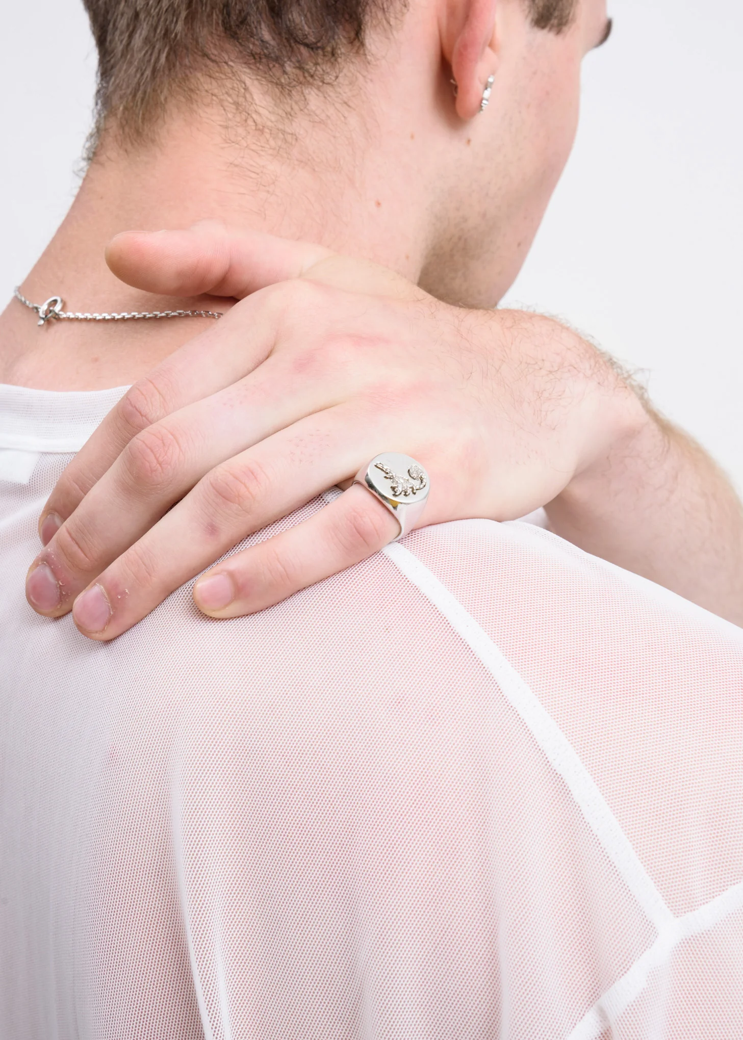 Silver Hybrid Ring - Image 2