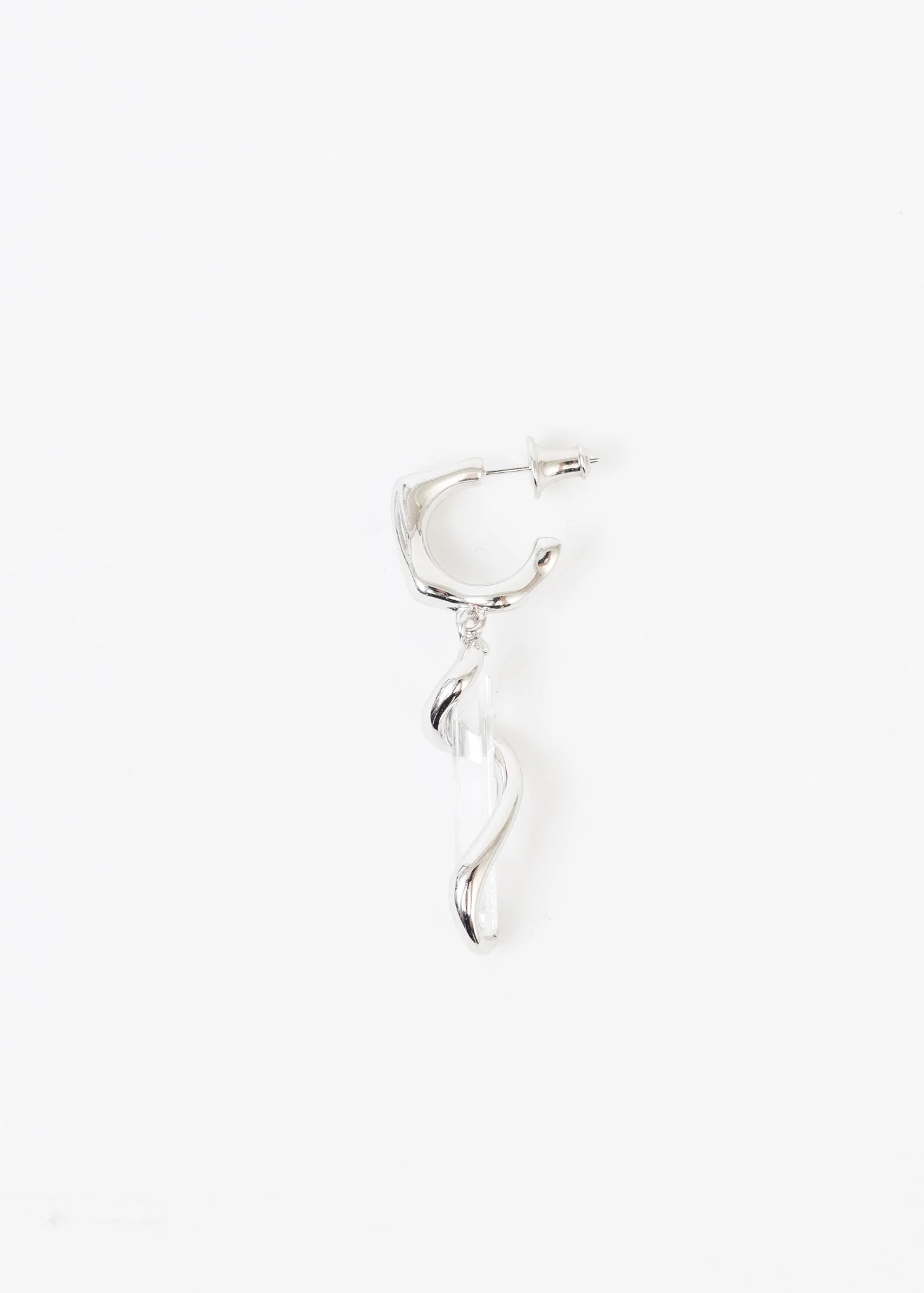Silver Ice Earring - Single