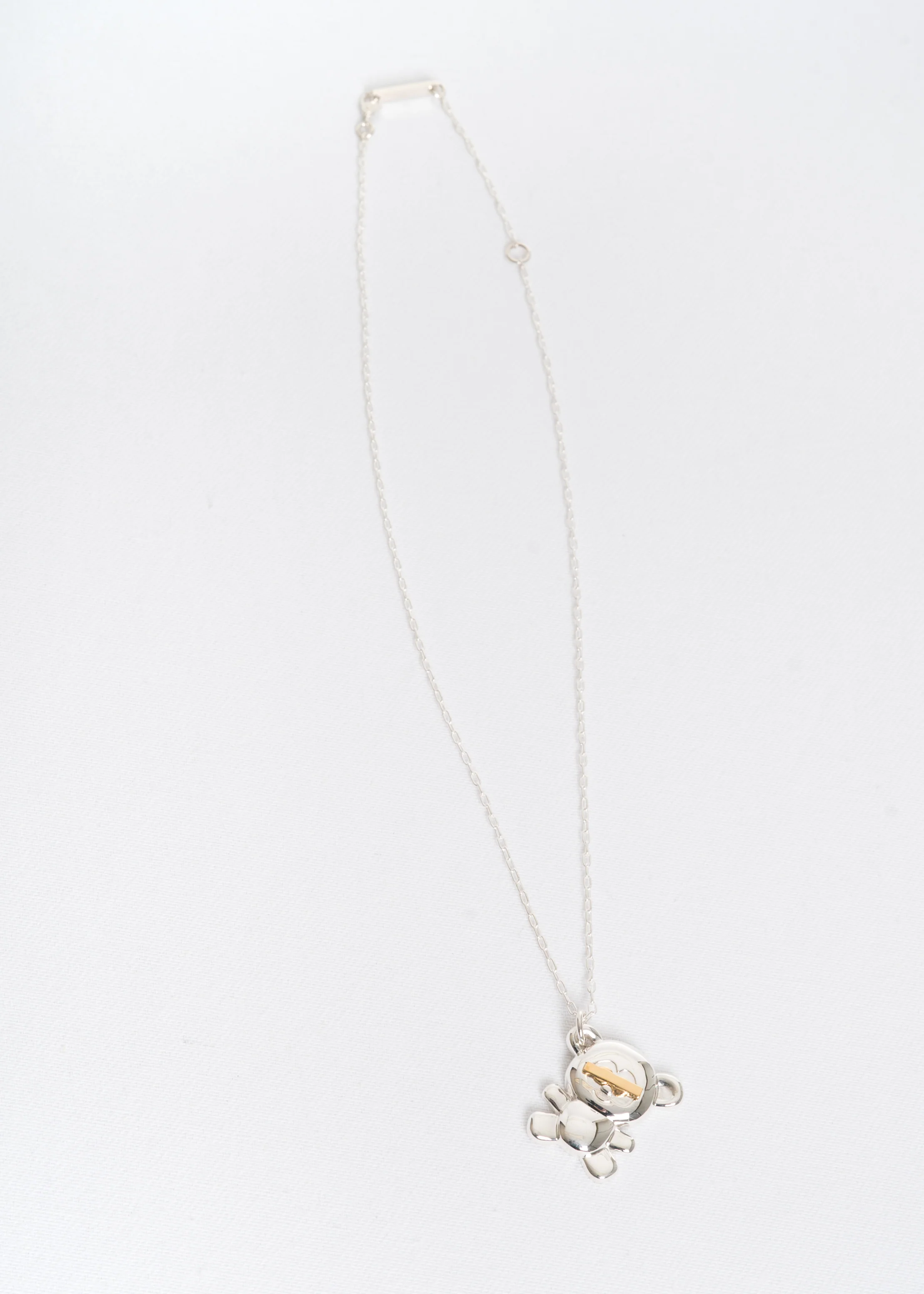 Silver Kuma Charm Pendant - Image 2