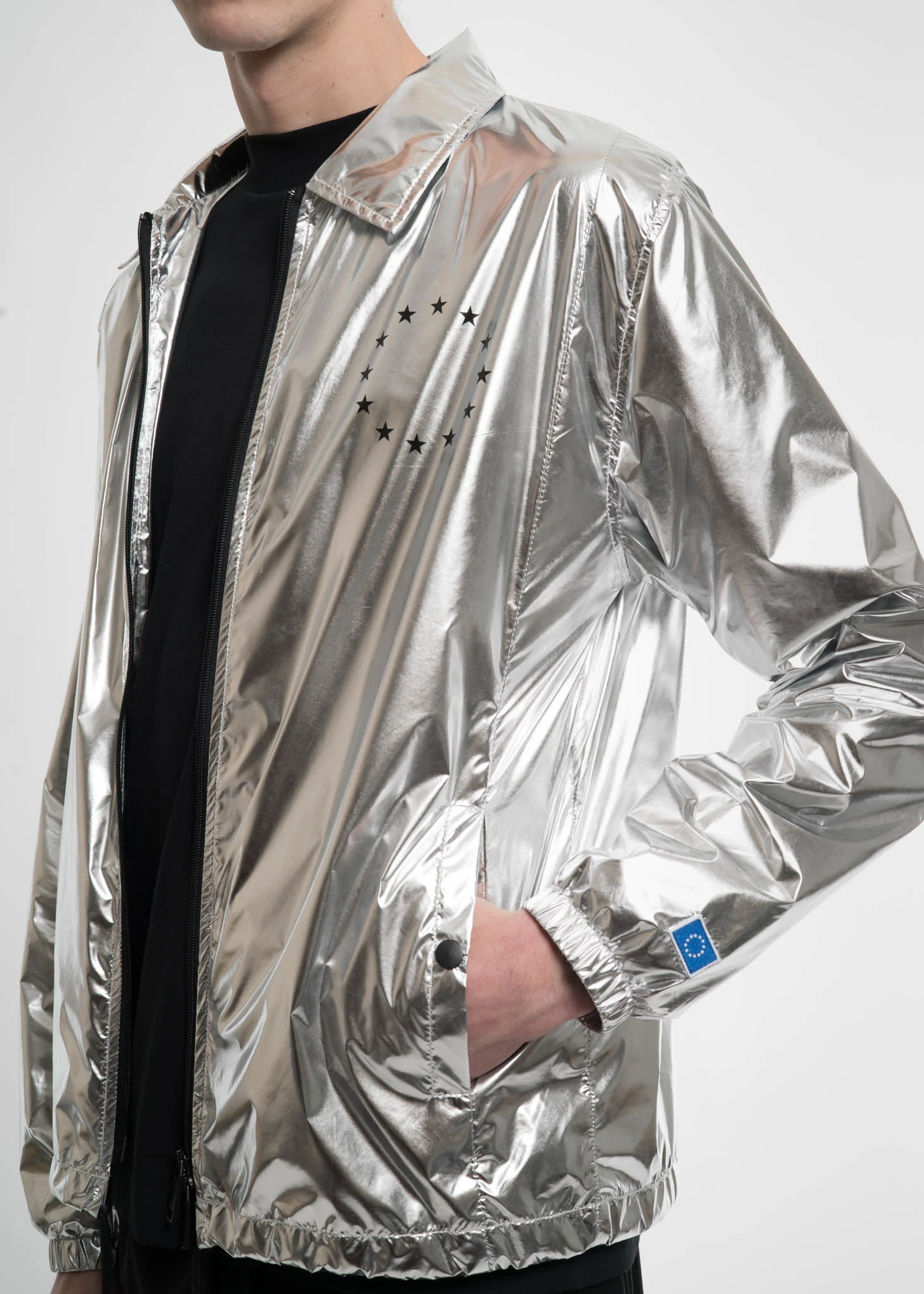 Silver League Coach Jacket - Image 3