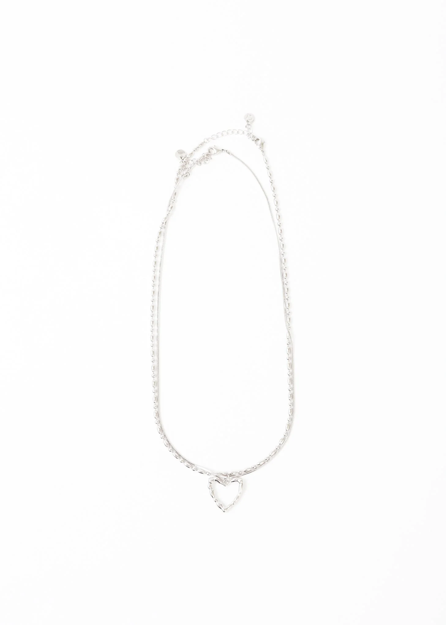 Silver Love Necklace Set - Image 4
