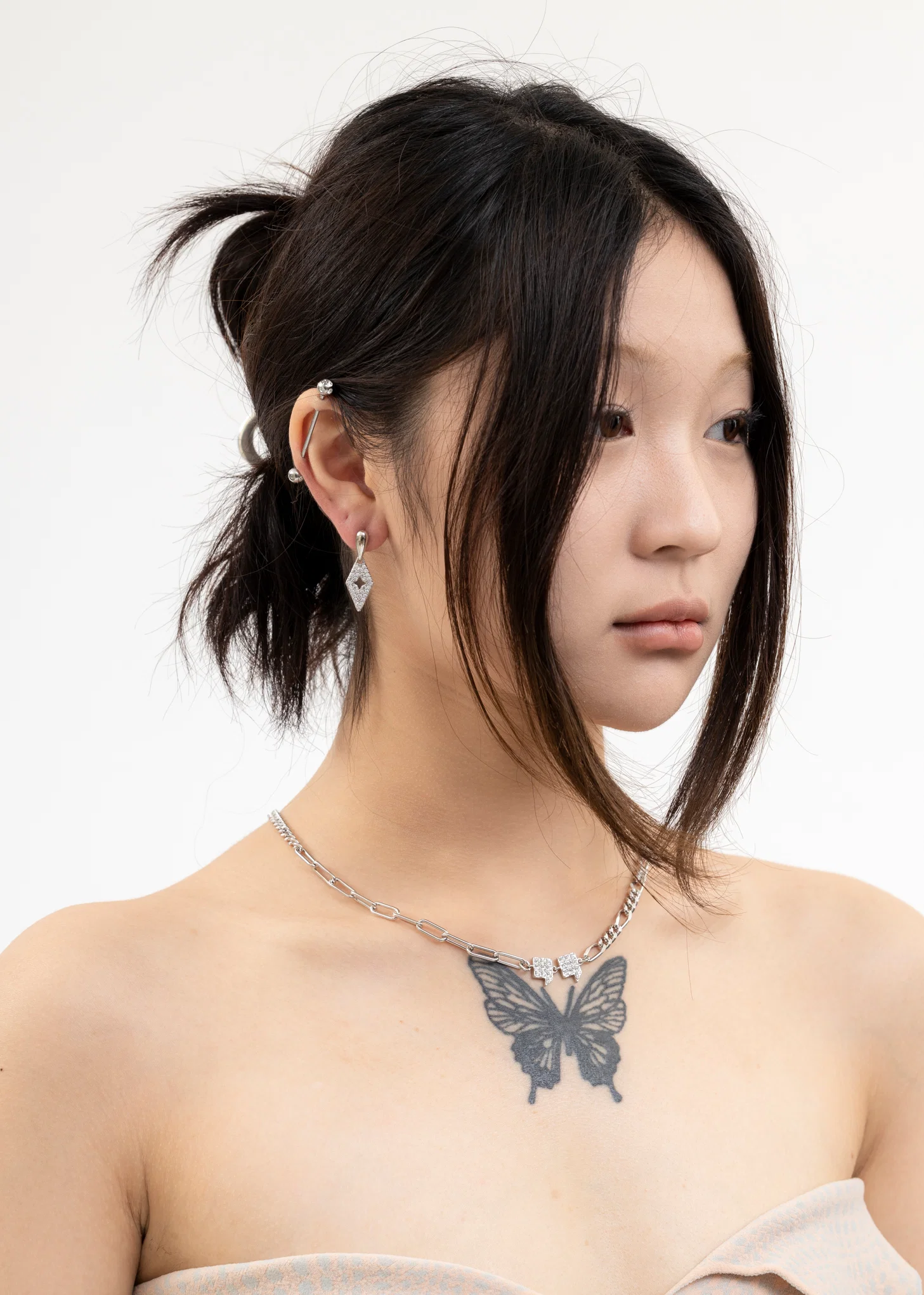 Silver Lucky Earring - Single - Image 2