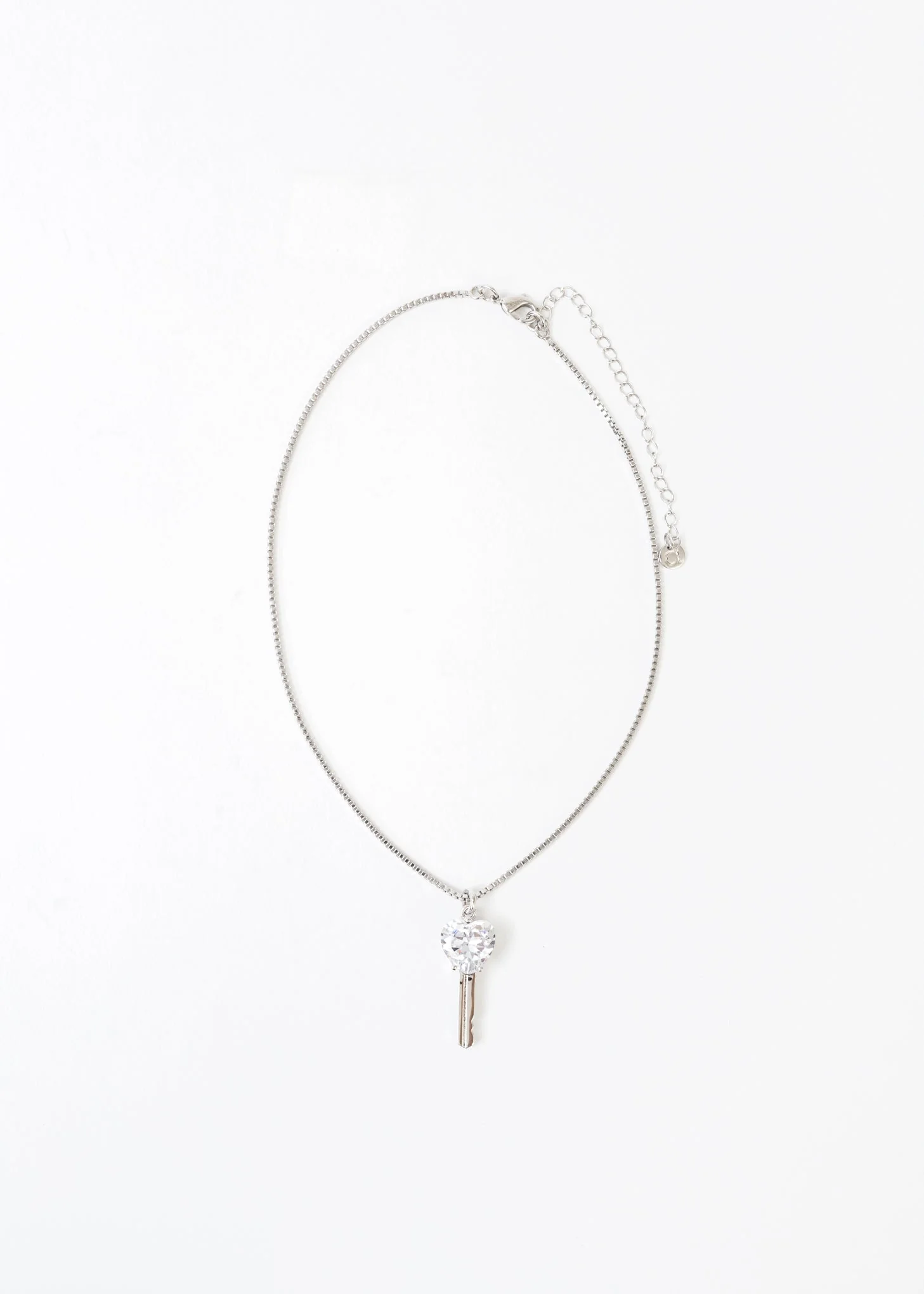 Silver Lucky Key Necklace - Image 4