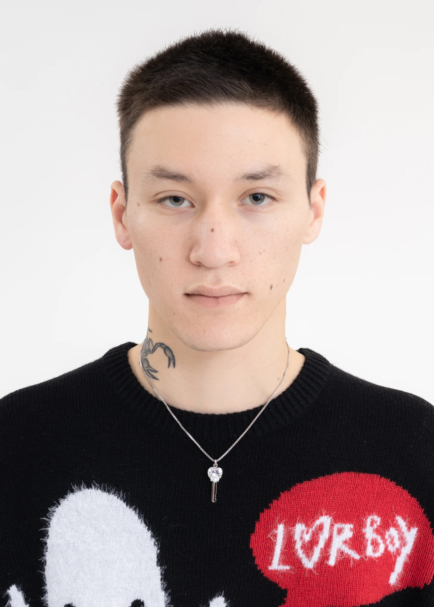 Silver Lucky Key Necklace - Image 5
