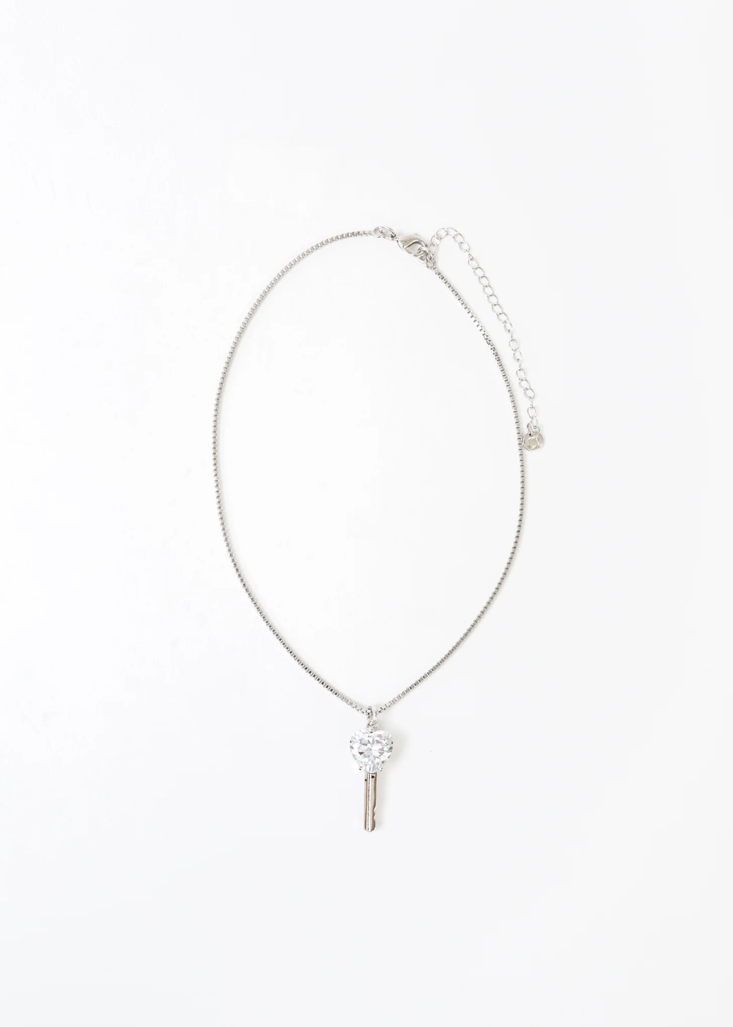 Silver Lucky Key Necklace - Image 4