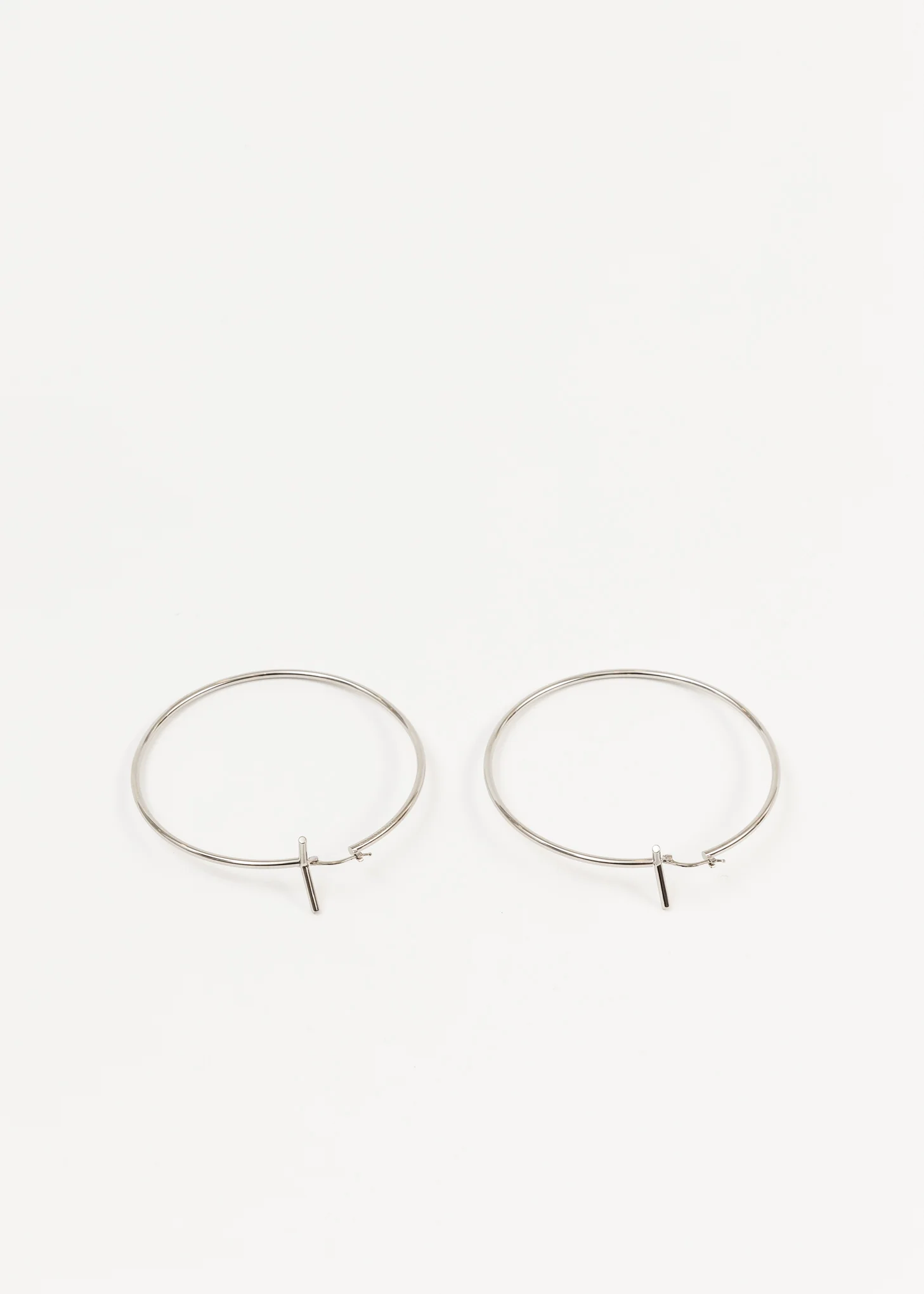 Silver MAXI Y Hoop - Image 5