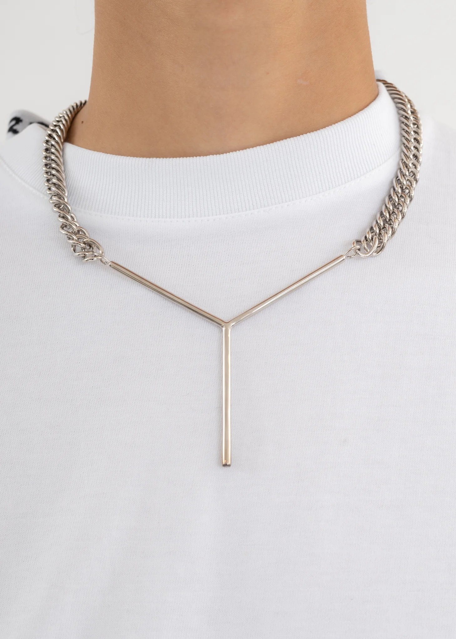 SILVER MAXI Y NECKLACE - Image 3