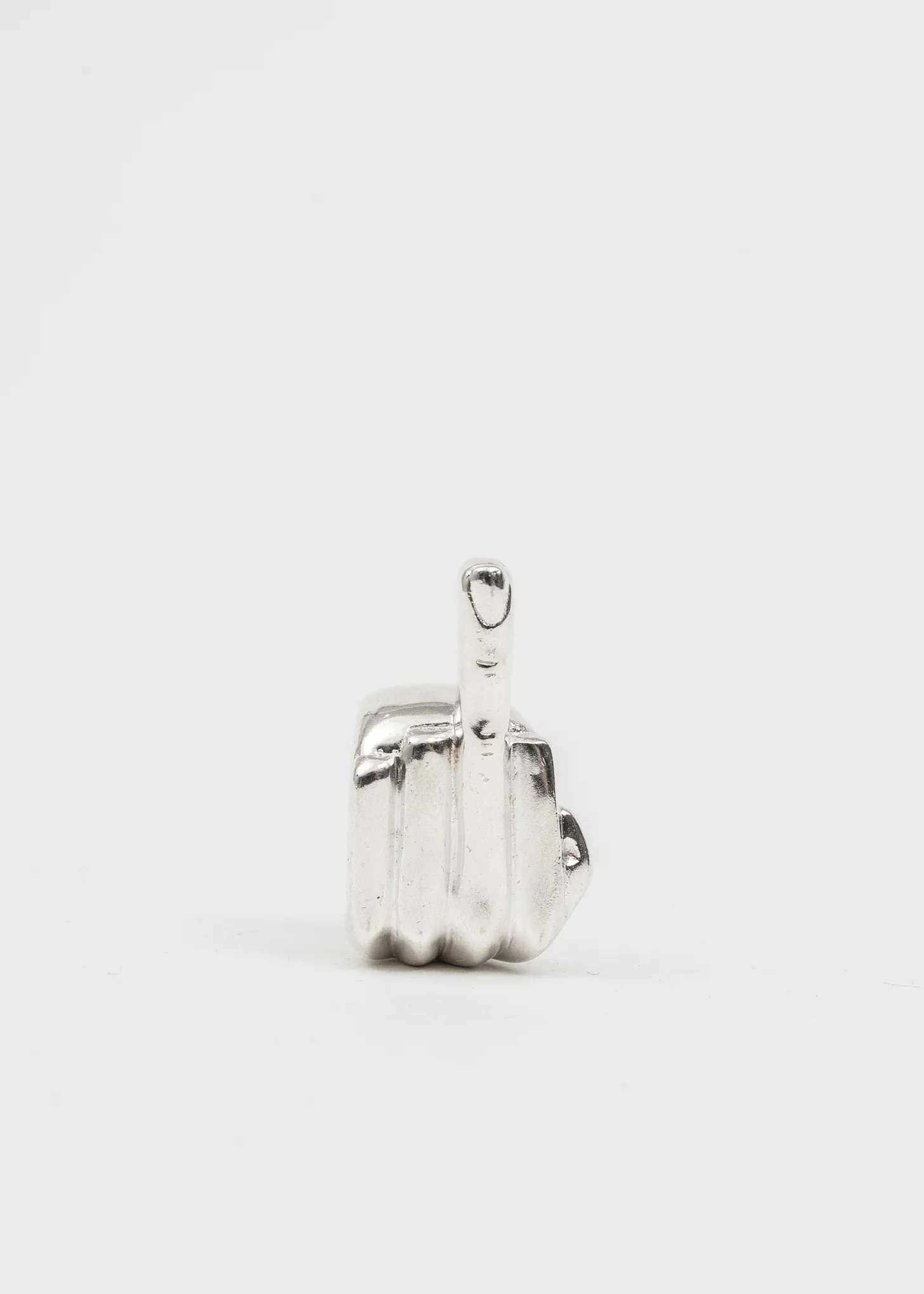SILVER MIDDLE FINGER RING