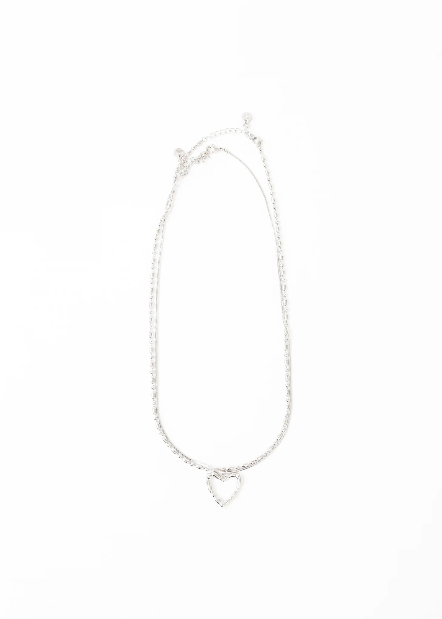 Silver Love Necklace Set - Image 4