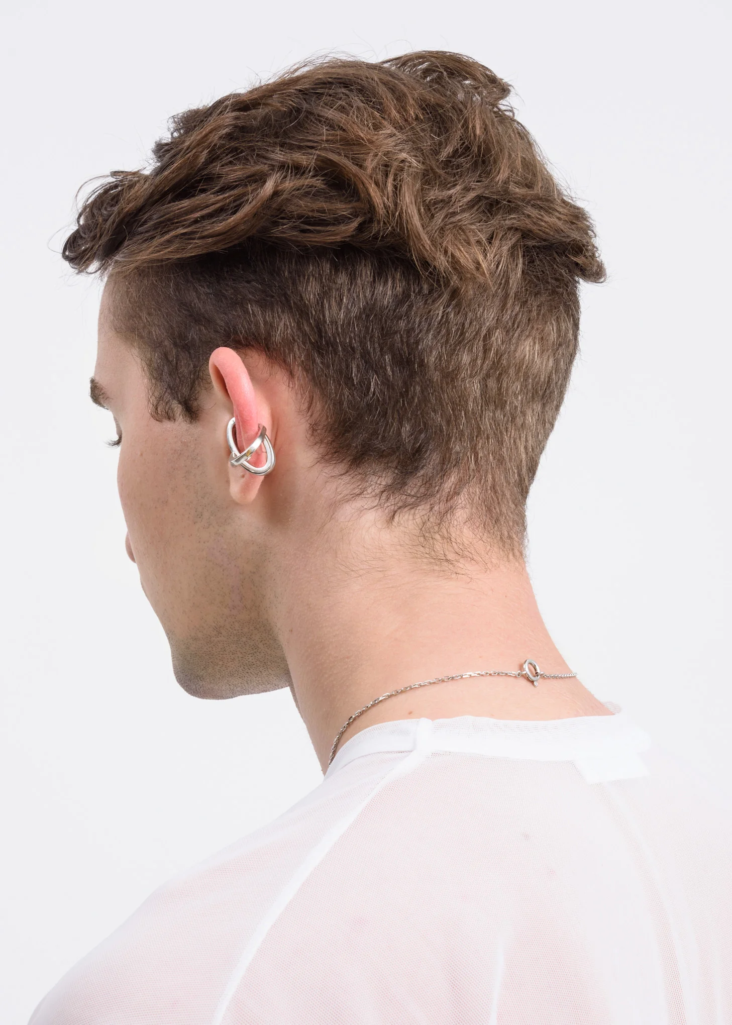 Silver Mini Space Ear Cuff - Image 3