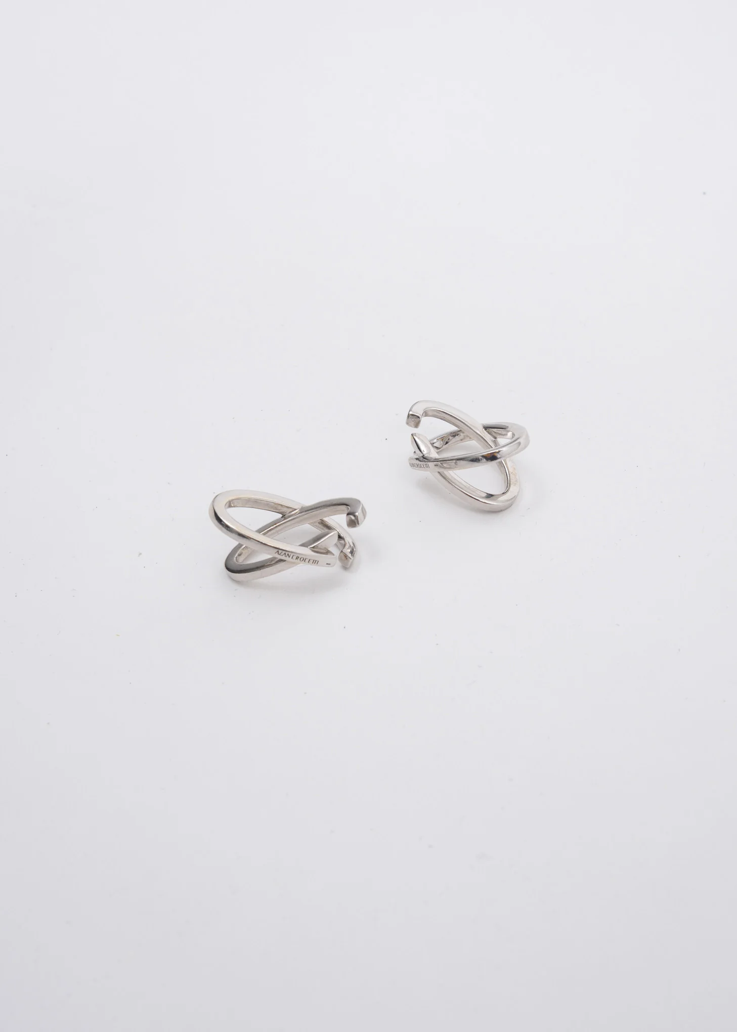 Silver Mini Space Ear Cuff (Pair)