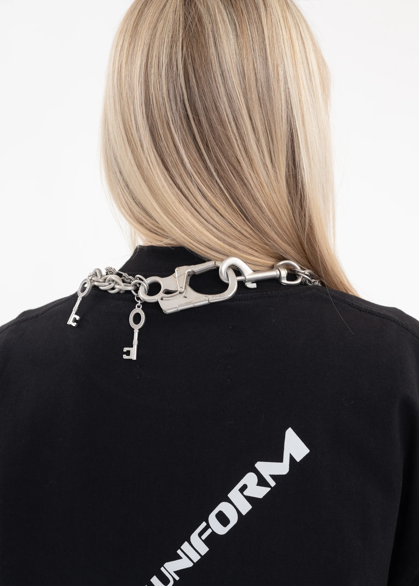 Silver Multi Combine Keys Pants Chain - Image 4