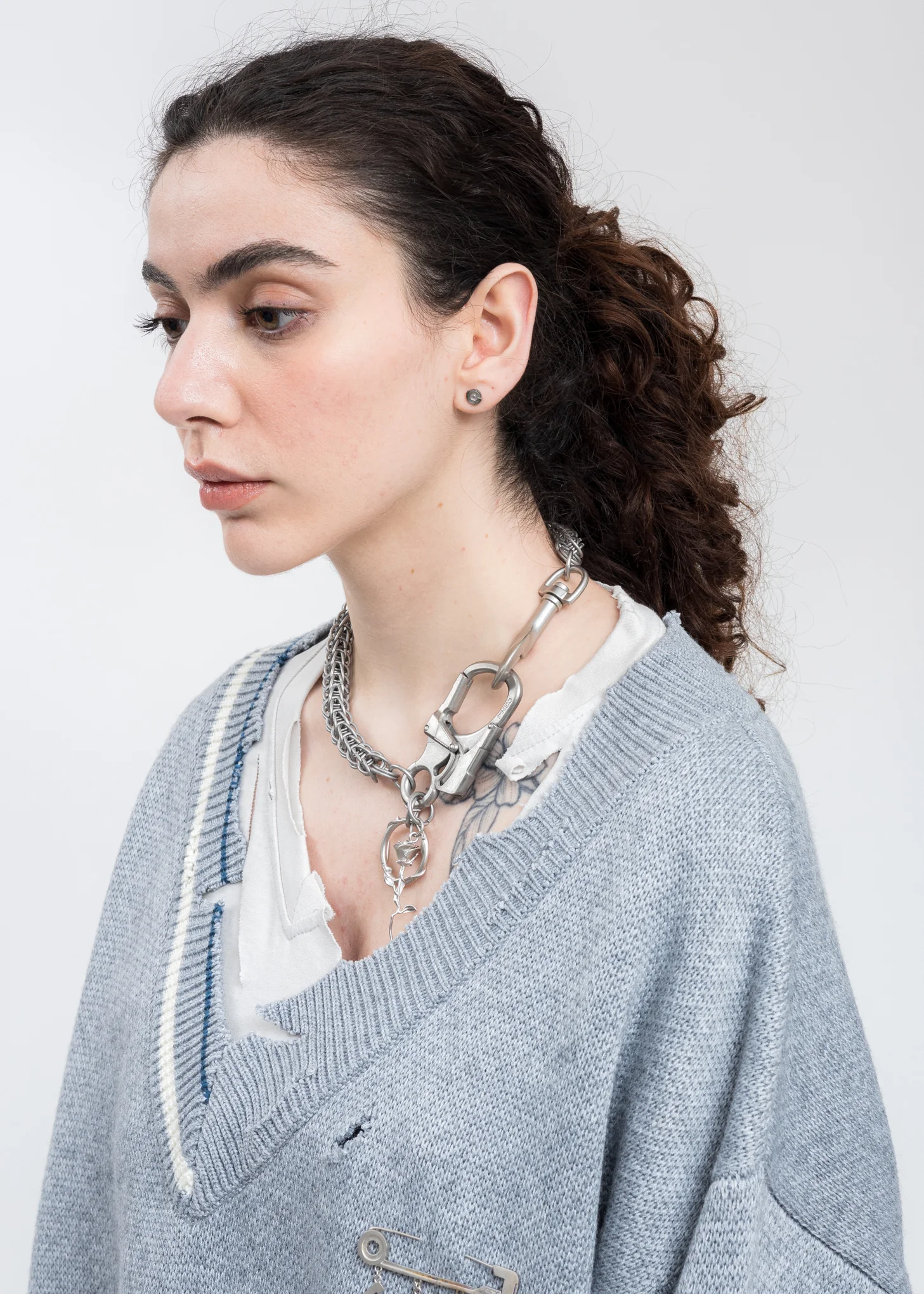 Silver Multi Combined Chain - Image 3