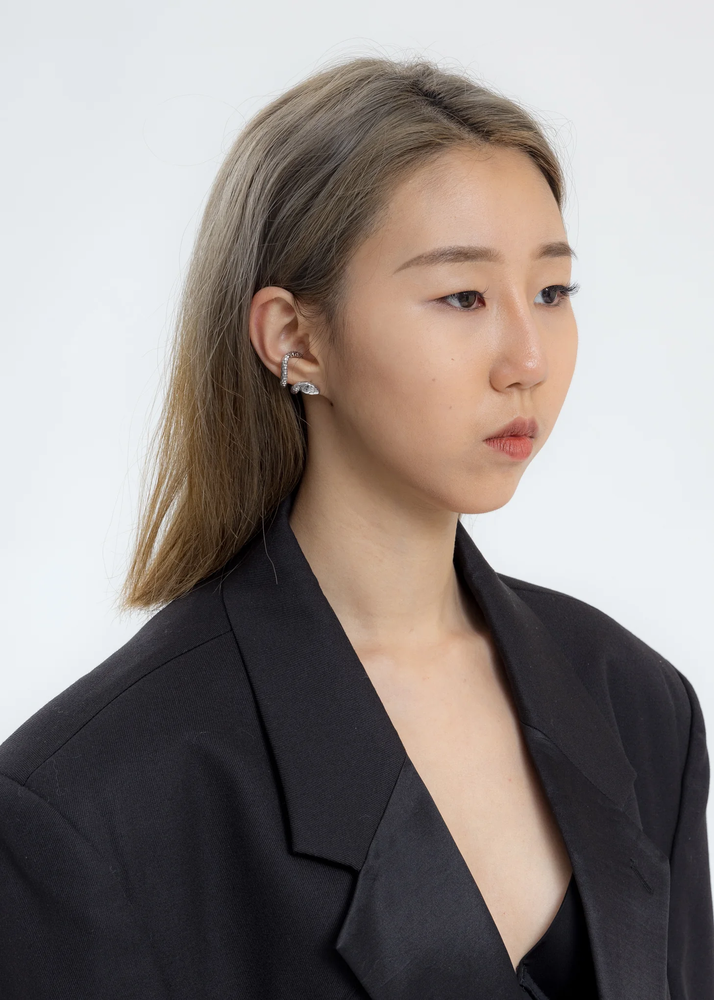 Silver Nashash  Ear Cuff - Image 4