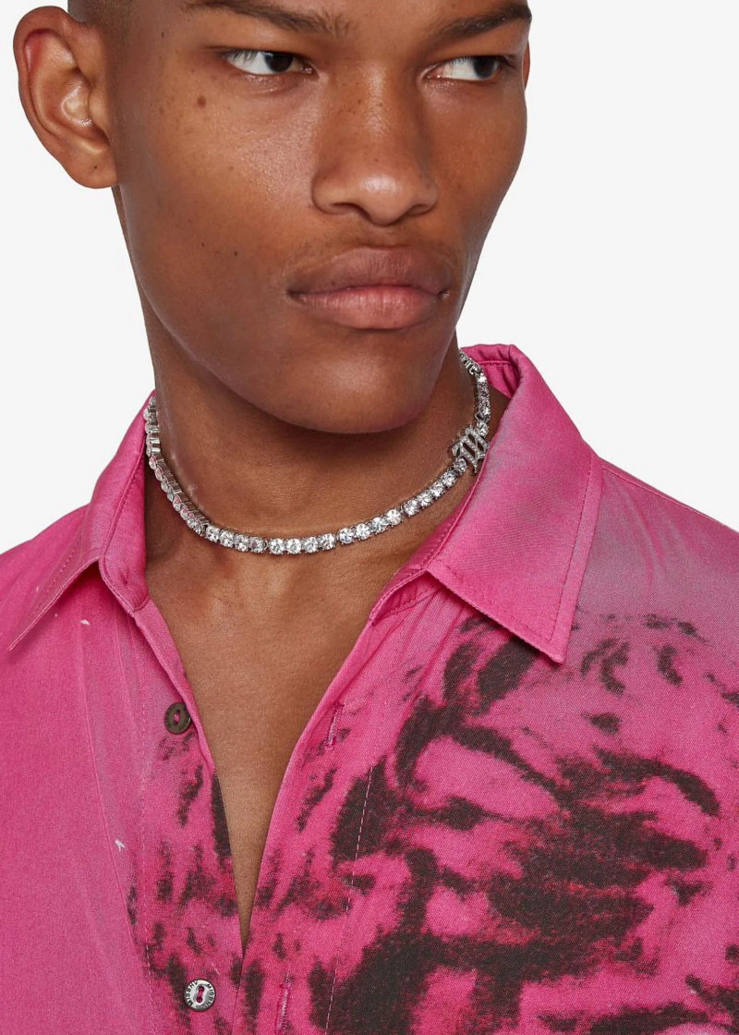 SILVER NECKLACE CHOKER M - Image 6