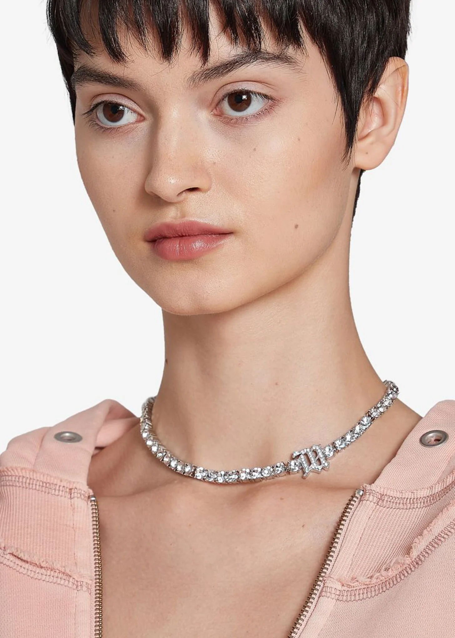 SILVER NECKLACE CHOKER M - Image 5