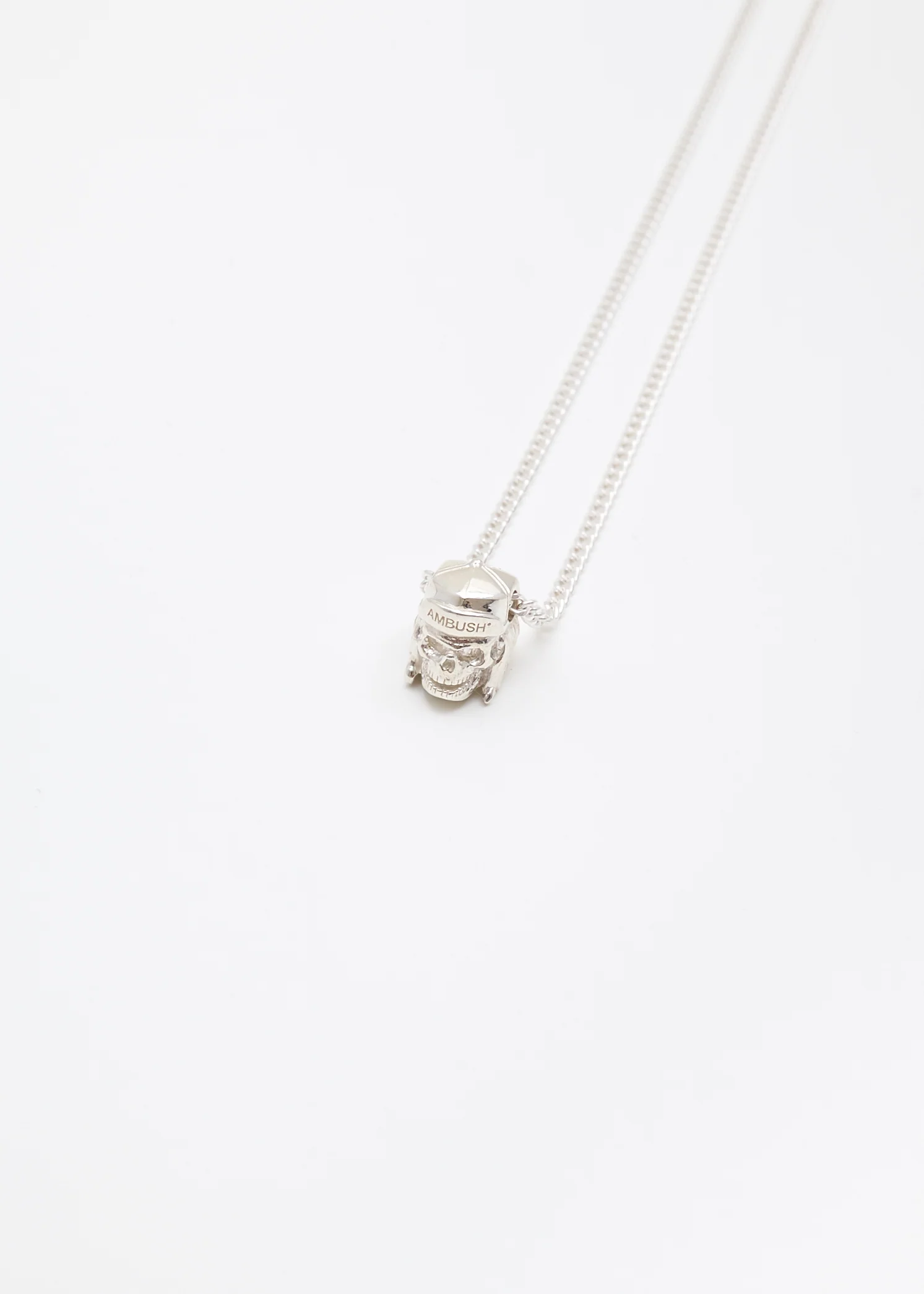 Silver Nobo Skull Charm Necklace - Image 3