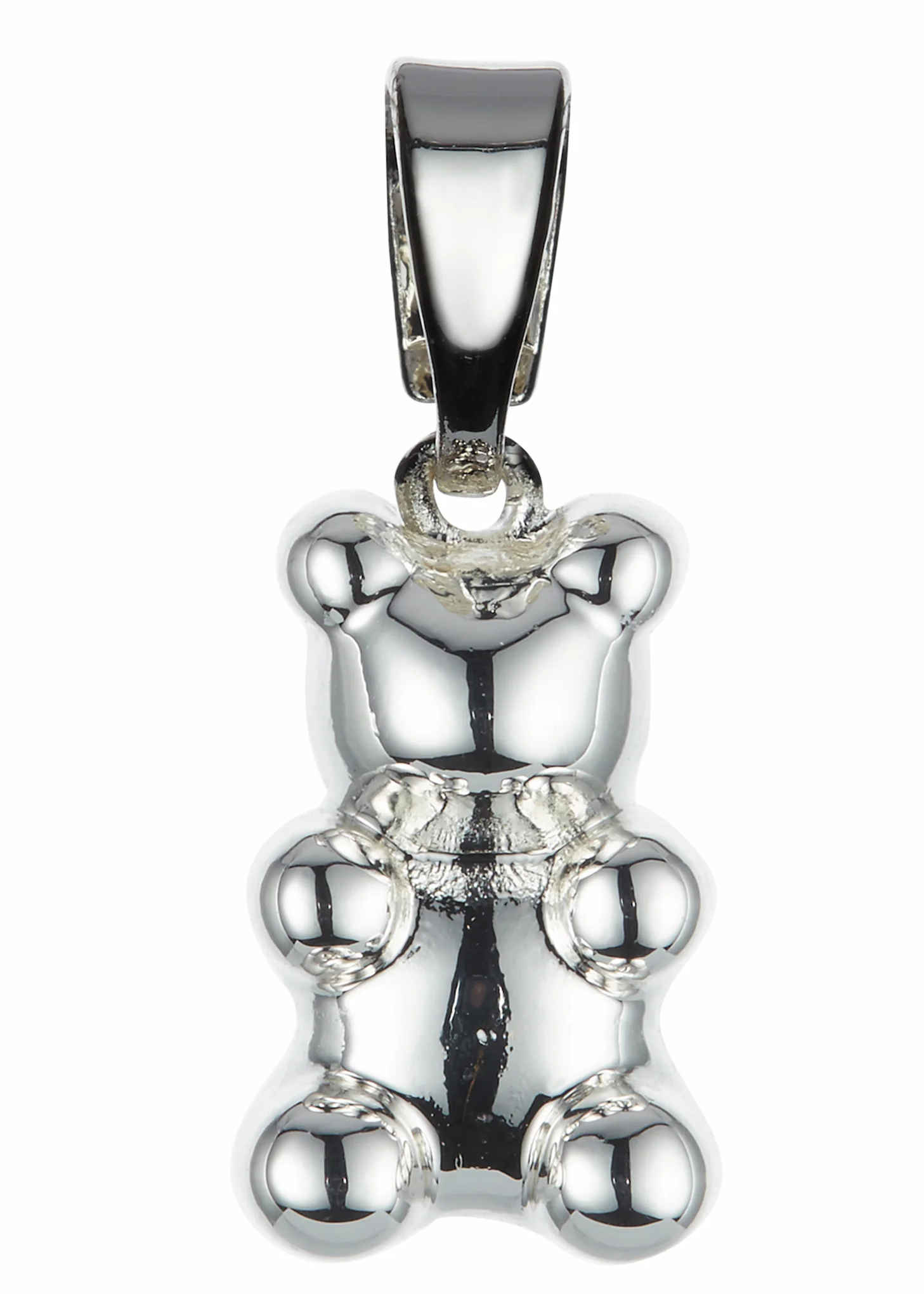Silver Nostalgia Bear Pendant