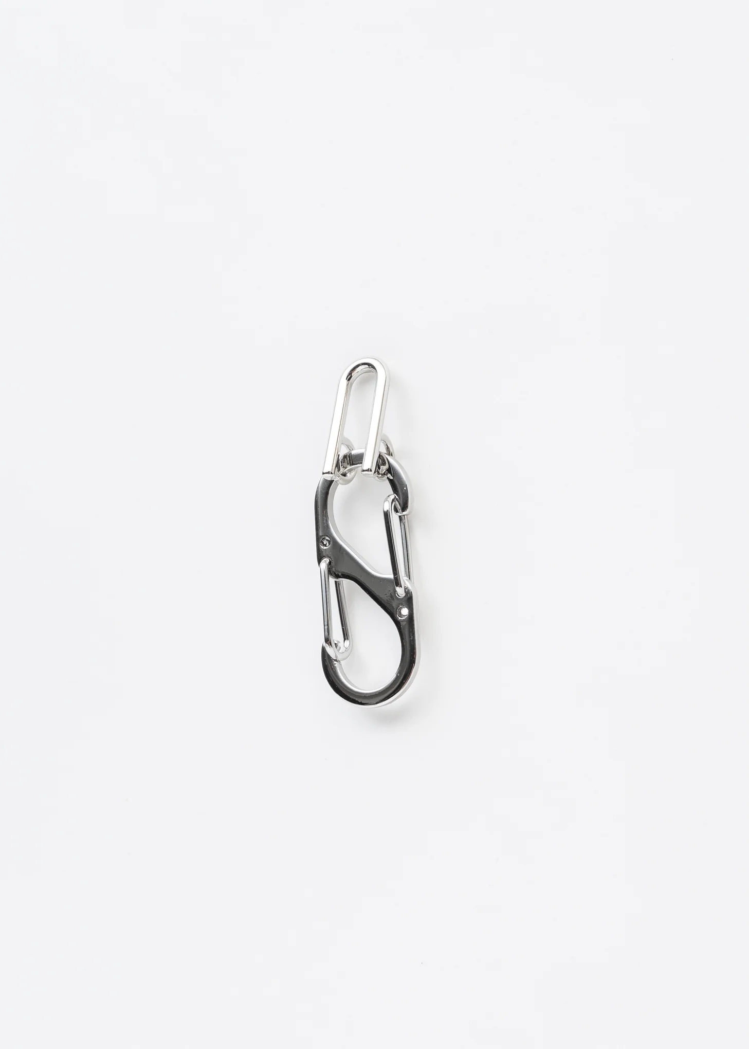 Silver Carabiner Earring - Single - Image 5