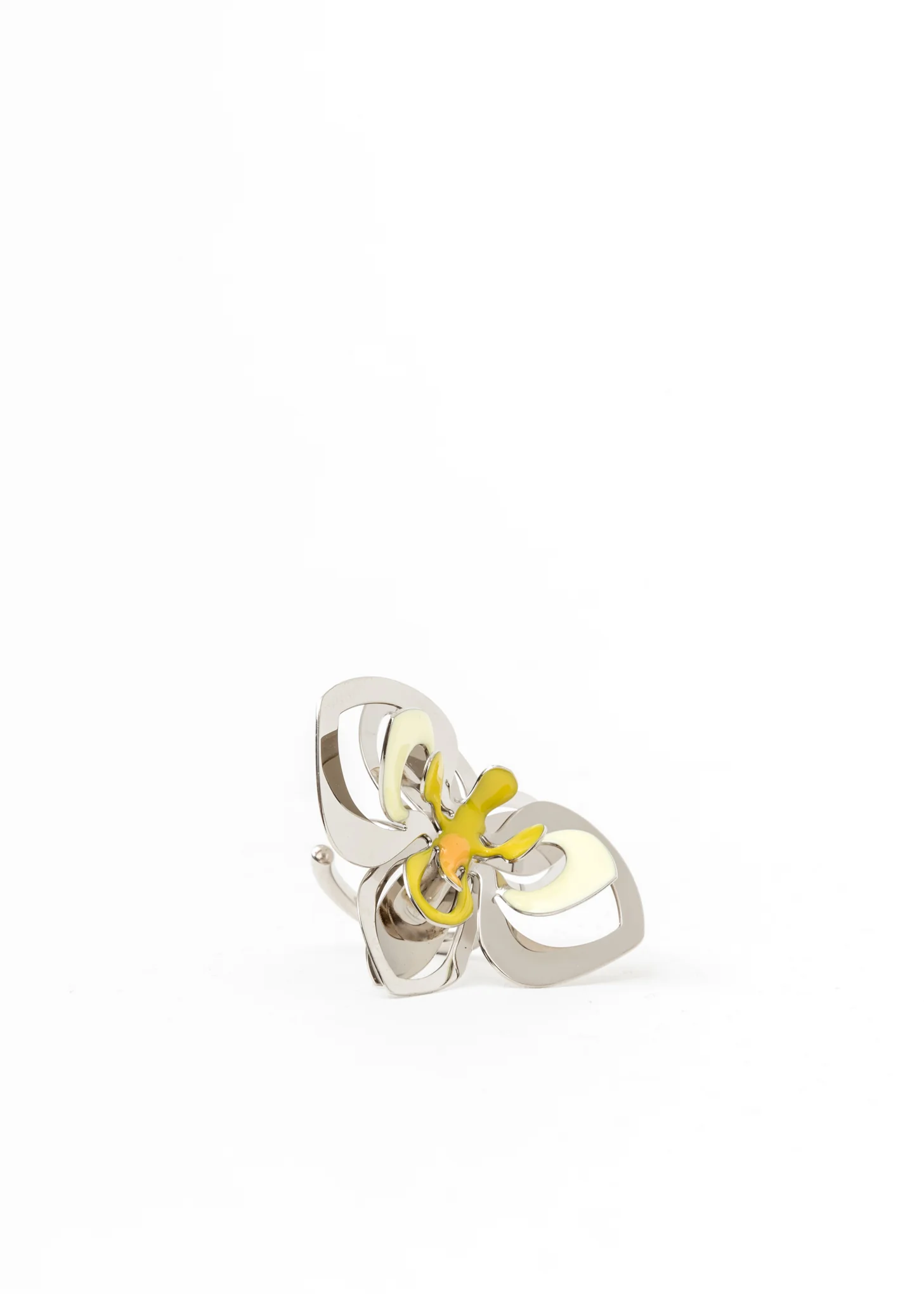 Silver Orchard Ear Cuff