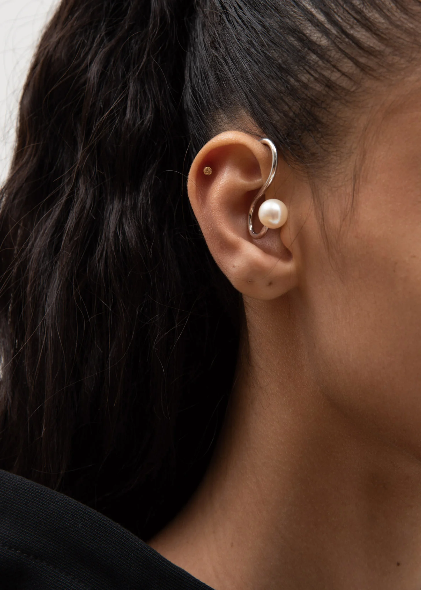 Silver Pearl Core Earpiece (Pair) - Image 3