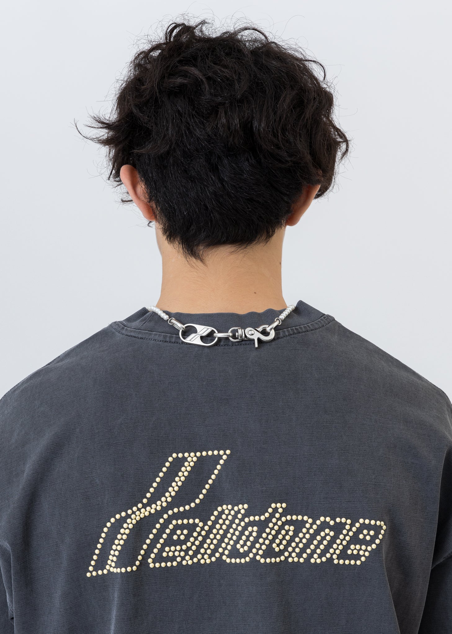 Silver Pearl Necklace - Image 3