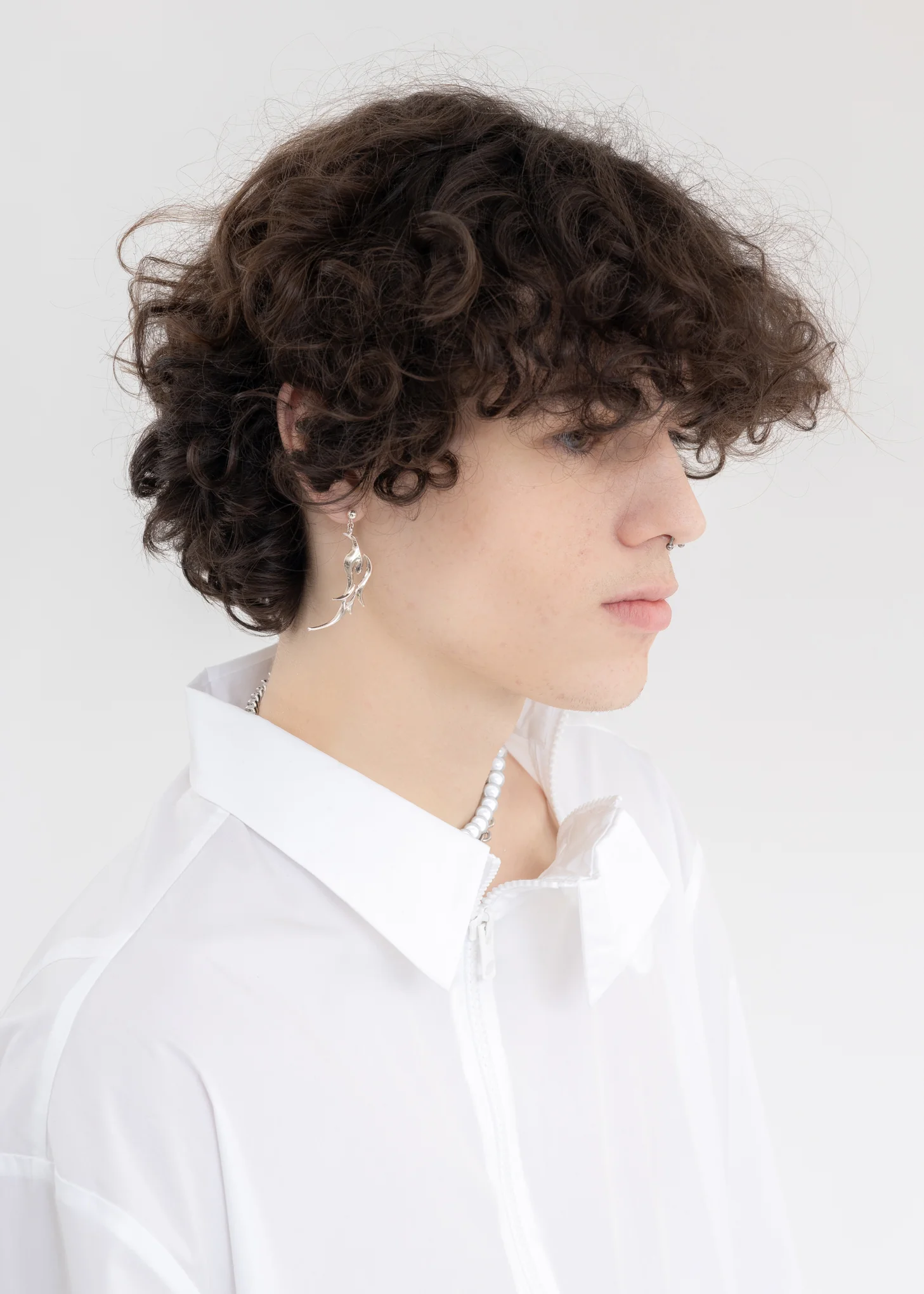 Silver PHOENIX EARRING - Image 2