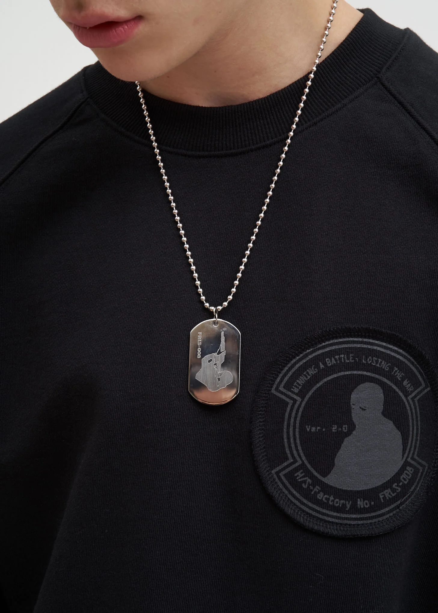 Silver Plated Brass Necklace - Image 3