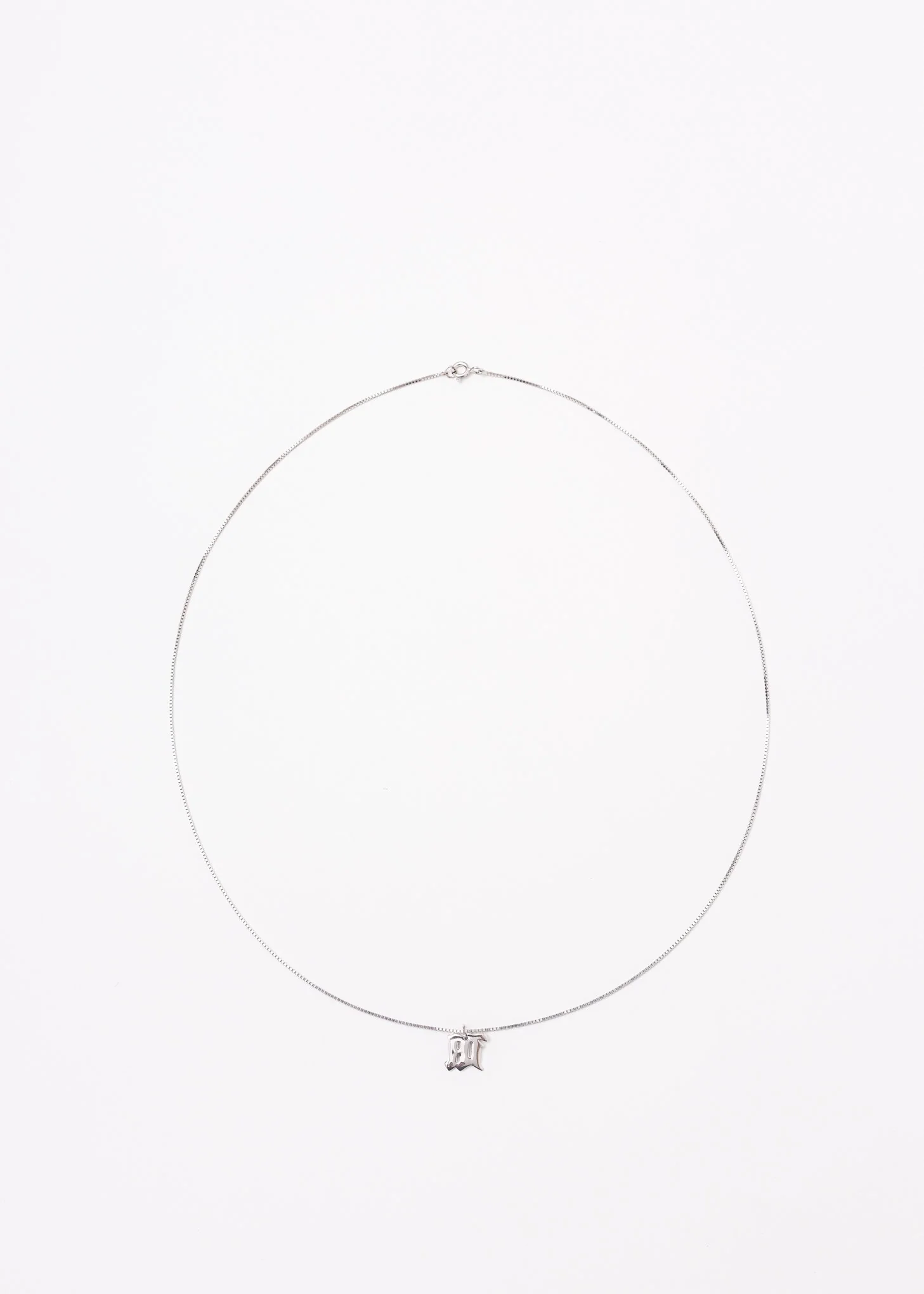 Silver Plated The M Necklace - Image 4