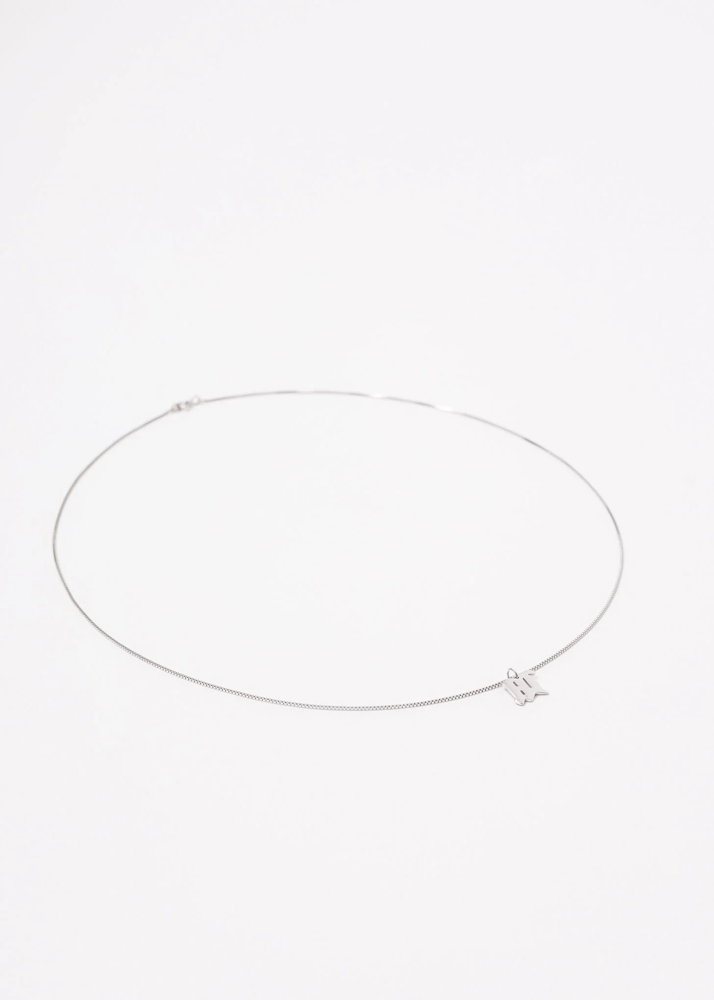 Silver Plated The M Necklace - Image 5
