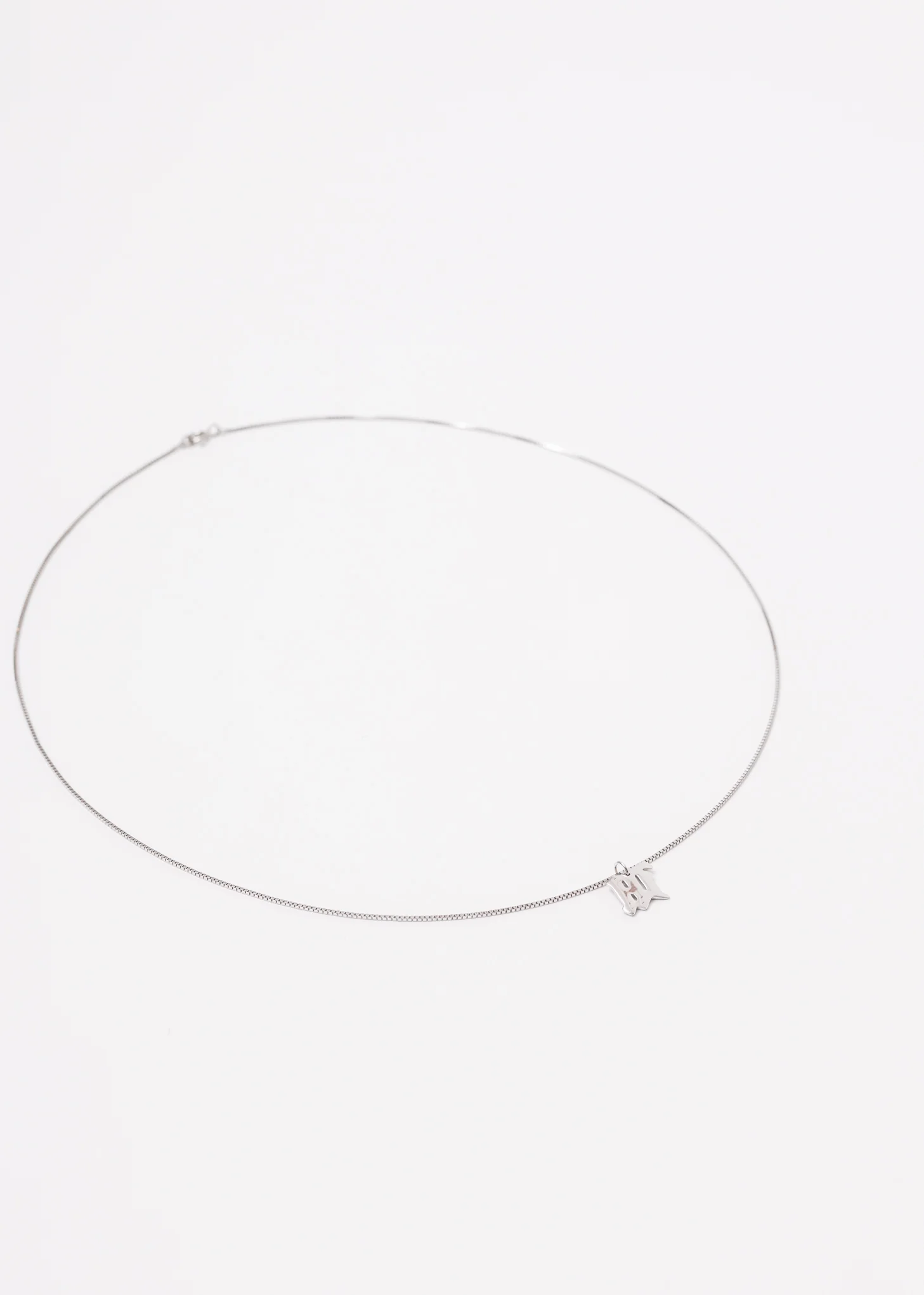 Silver Plated The M Necklace