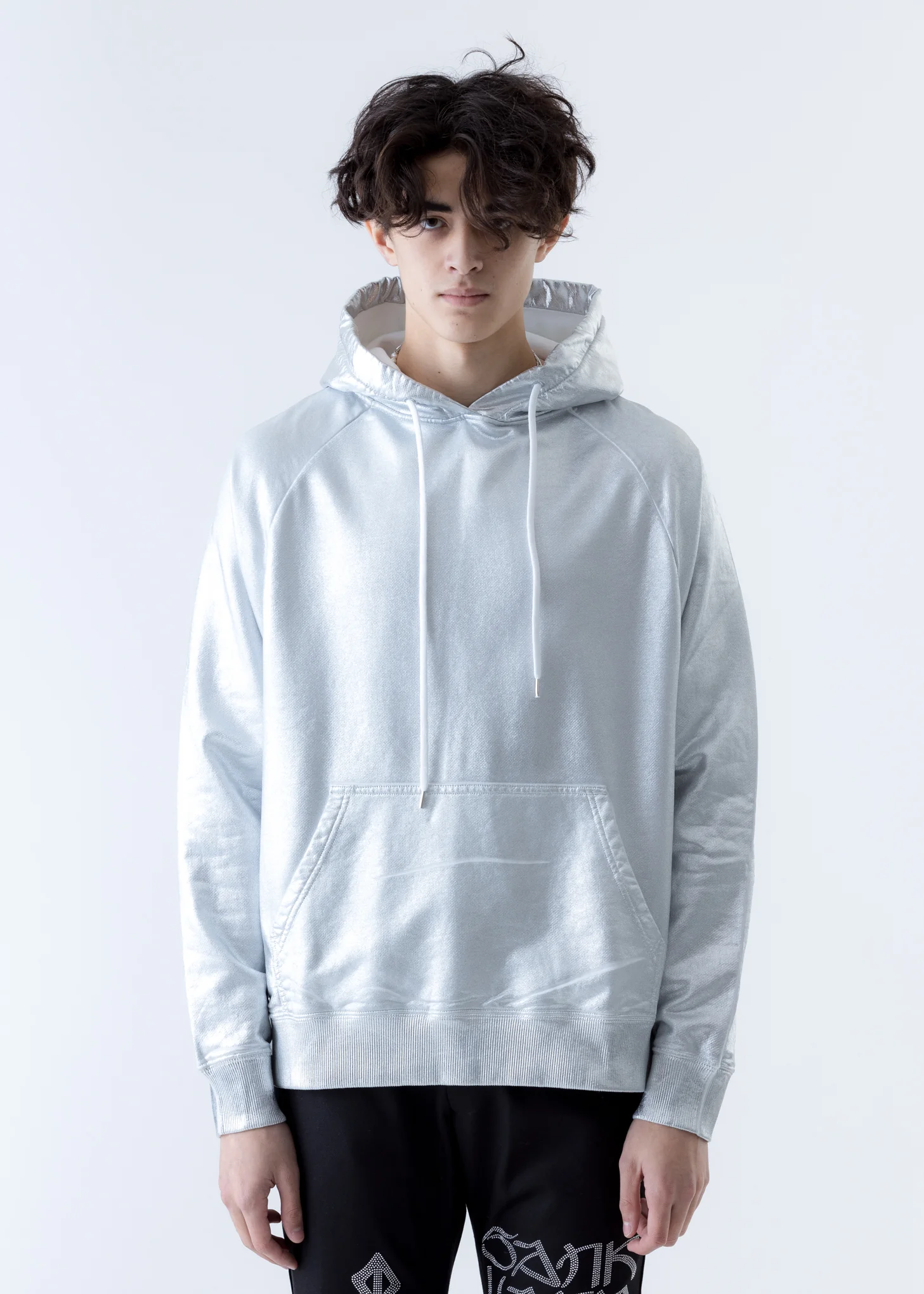Silver Racing Hoodie