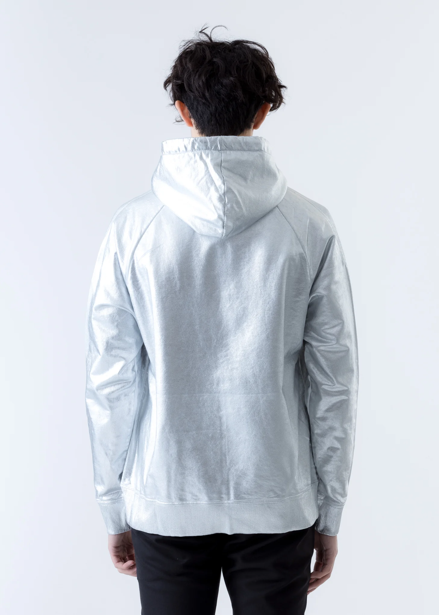 Silver Racing Hoodie - Image 3