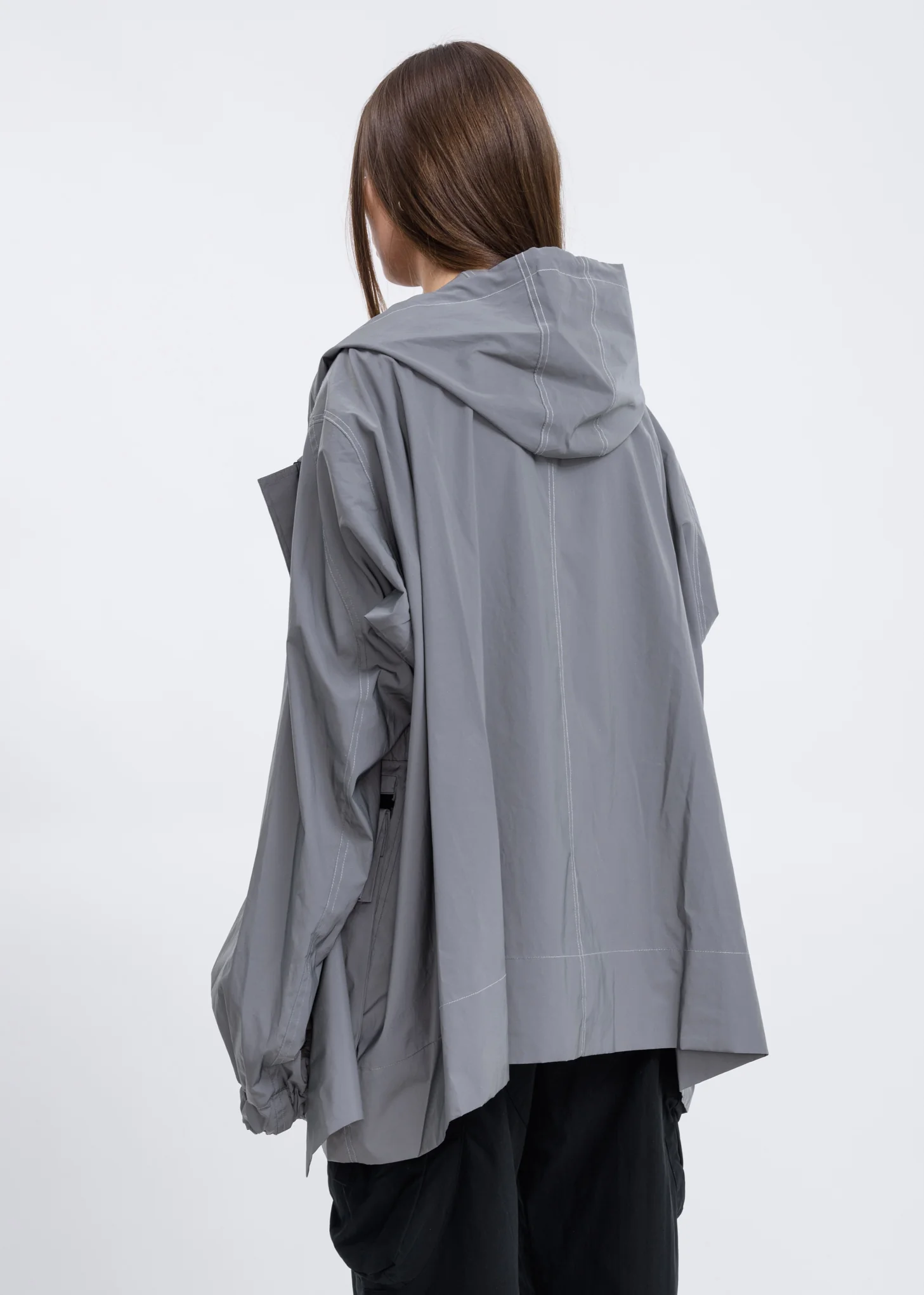 Silver Reflective Anorak With Detachable Bag - Image 4