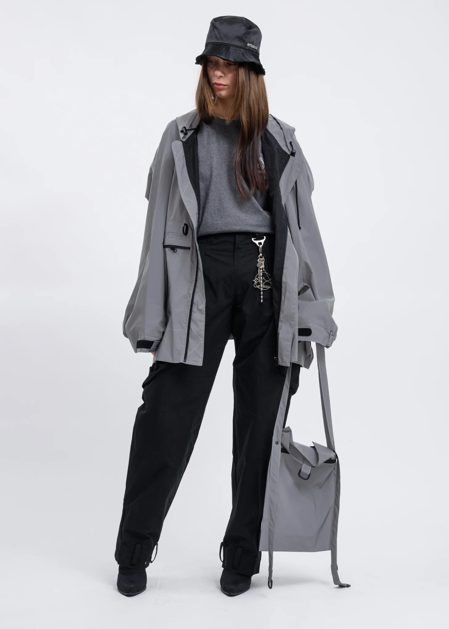 Silver Reflective Anorak With Detachable Bag - Image 8