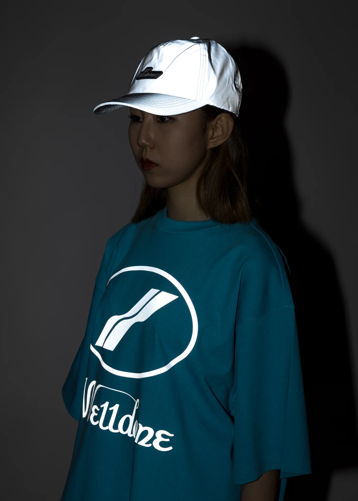 Silver Reflective We11done Logo Cap - Image 2