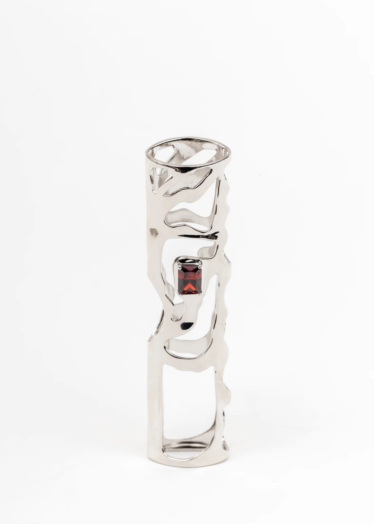 Silver And Red Zircon RELX Cover - Image 3