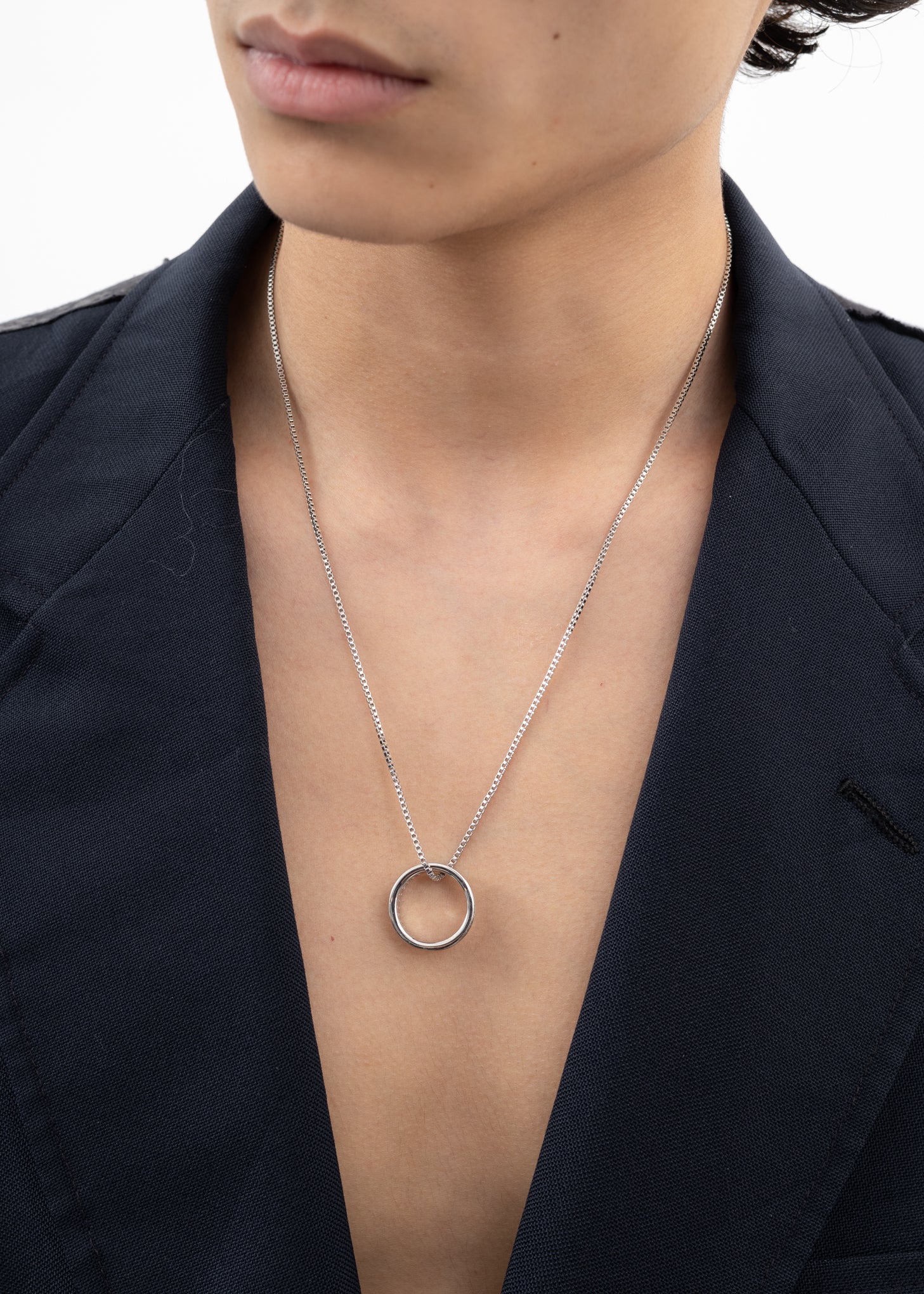 Silver Ring Necklace - Image 5