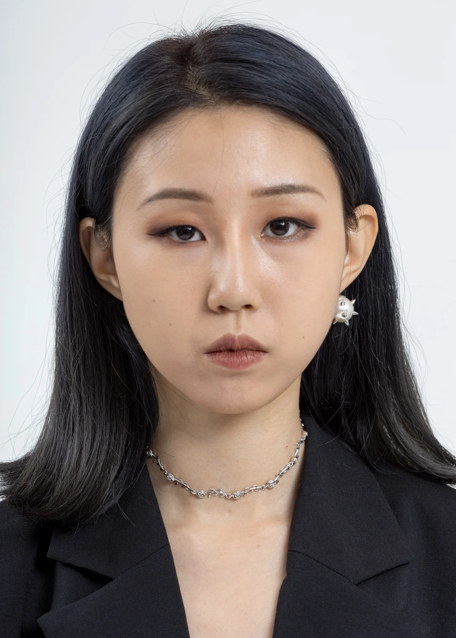 Silver Rose Necklace - Image 2