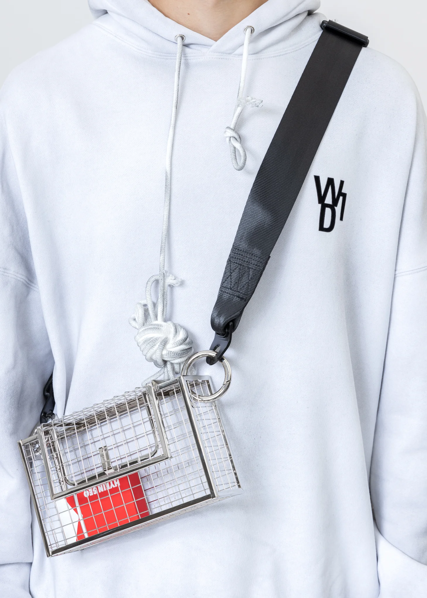 Silver Seatbelt Chapter Bag - Image 2