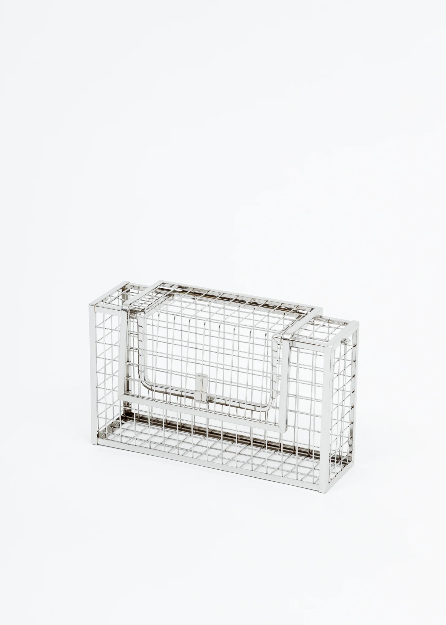 Silver Seatbelt Chapter Bag - Image 3