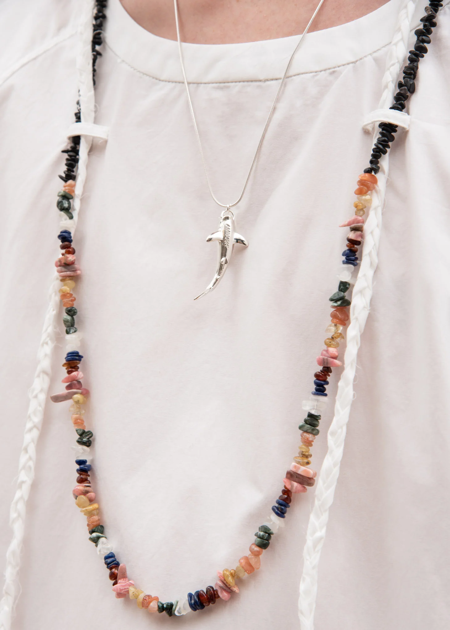 Silver Shark Necklaces - Image 2